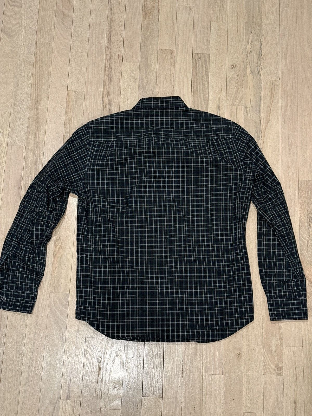 Club Monaco Dark Plaid Shirt Size US M / EU 48-50 / 2 - 2 Thumbnail