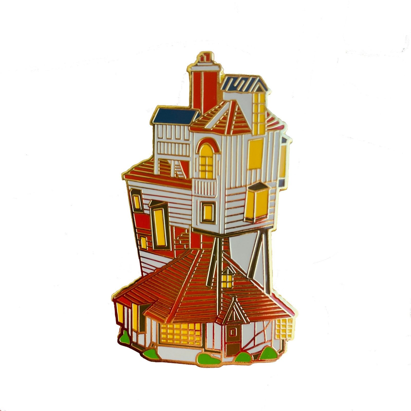 Other The Burrow Ron Weasley House Gold Hard Enamel Pins 426 Size ONE SIZE - 1 Thumbnail