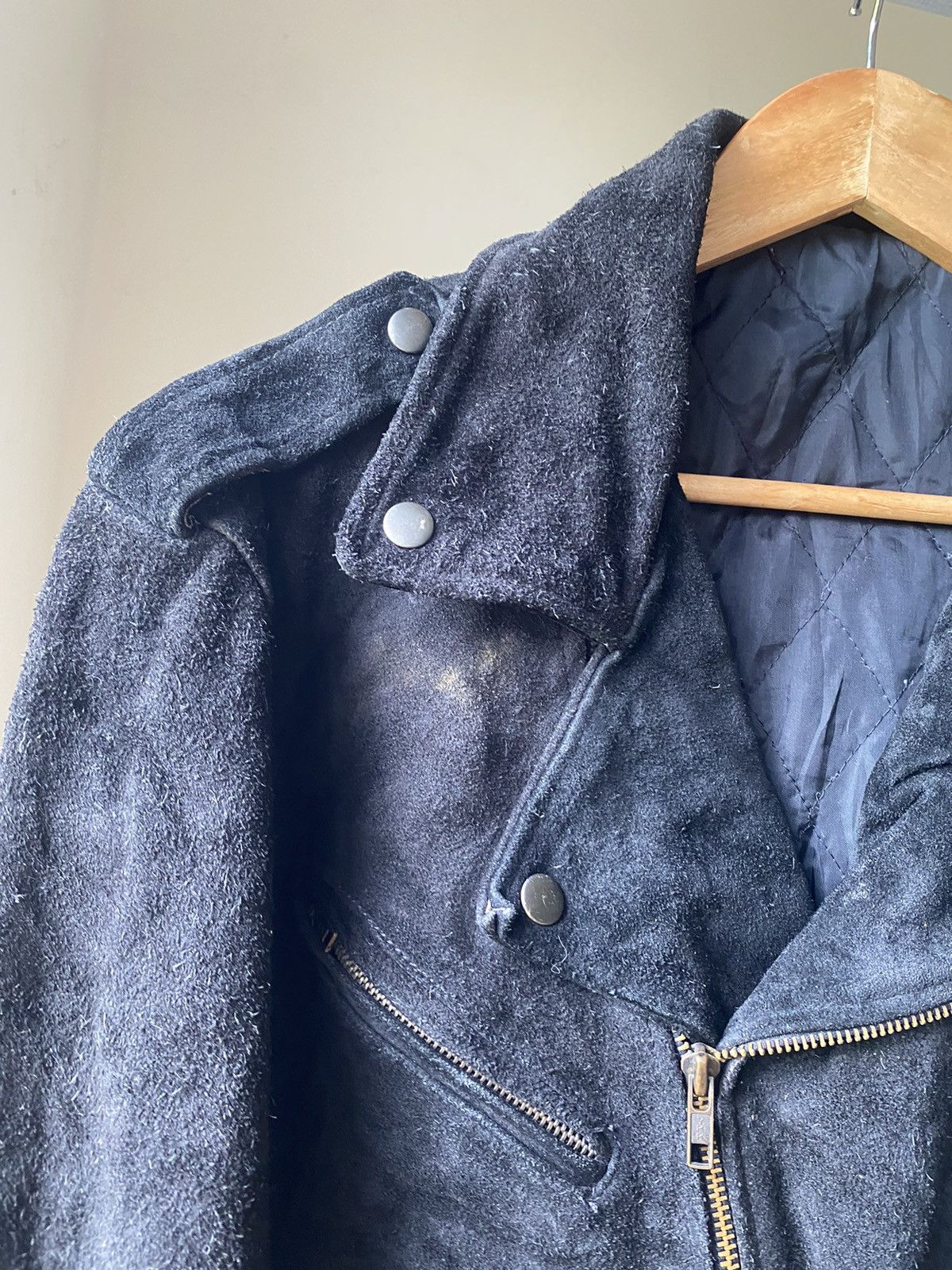 Yasuyuki Ishii VINTAGE RUDIES JAPAN BIKER LEATHER COWHIDE 90s LGB PUNK Size US M / EU 48-50 / 2 - 13 Thumbnail