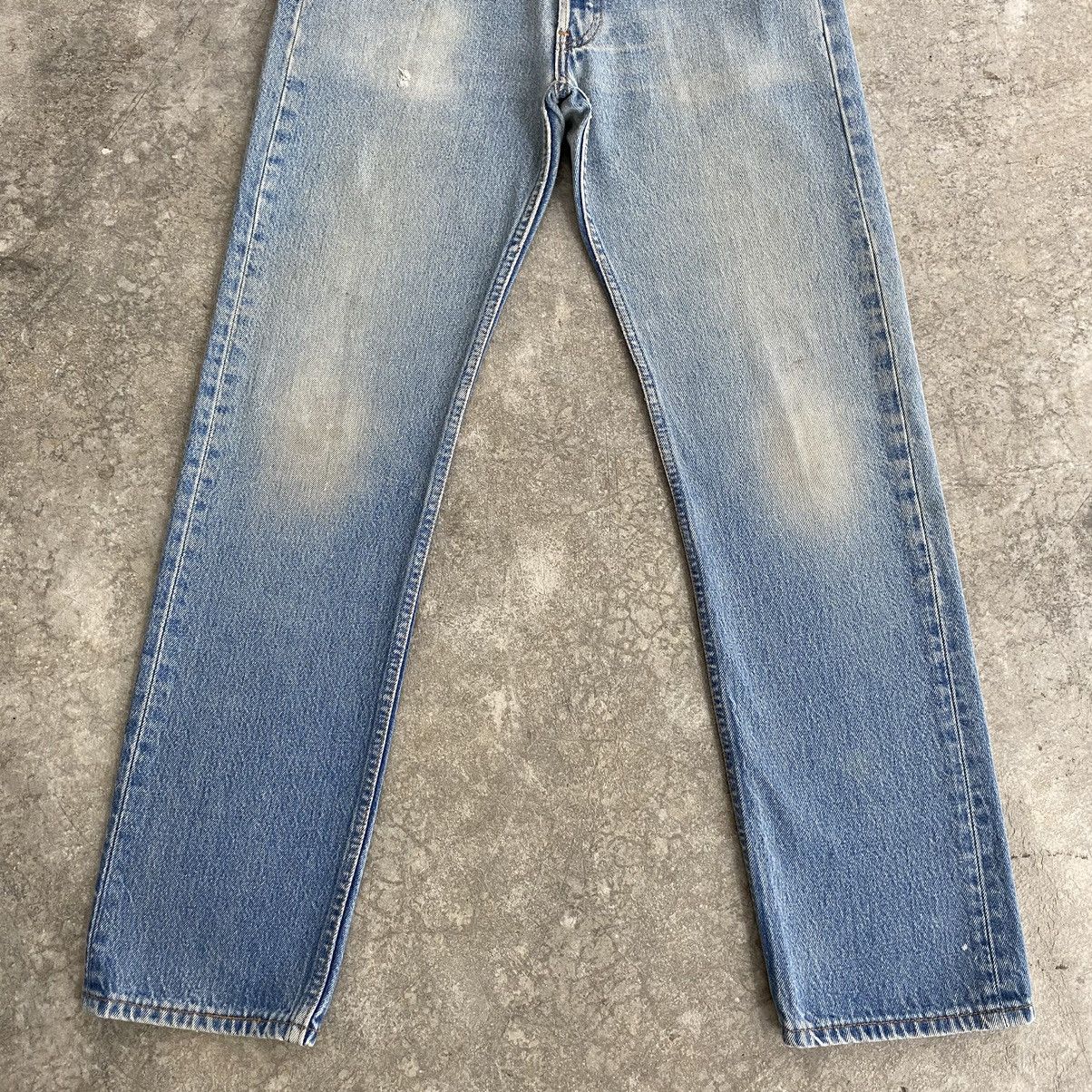 Levi's Size 31x30.5 VTG 90’s Levis 501xx Light Blue Jeans Size US 31 - 3 Thumbnail