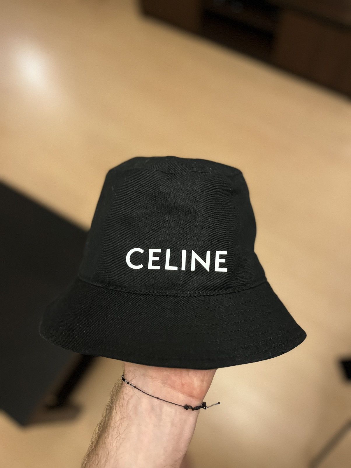 Celine Celine Bucket Hat Black - size S Size ONE SIZE - 11 Thumbnail