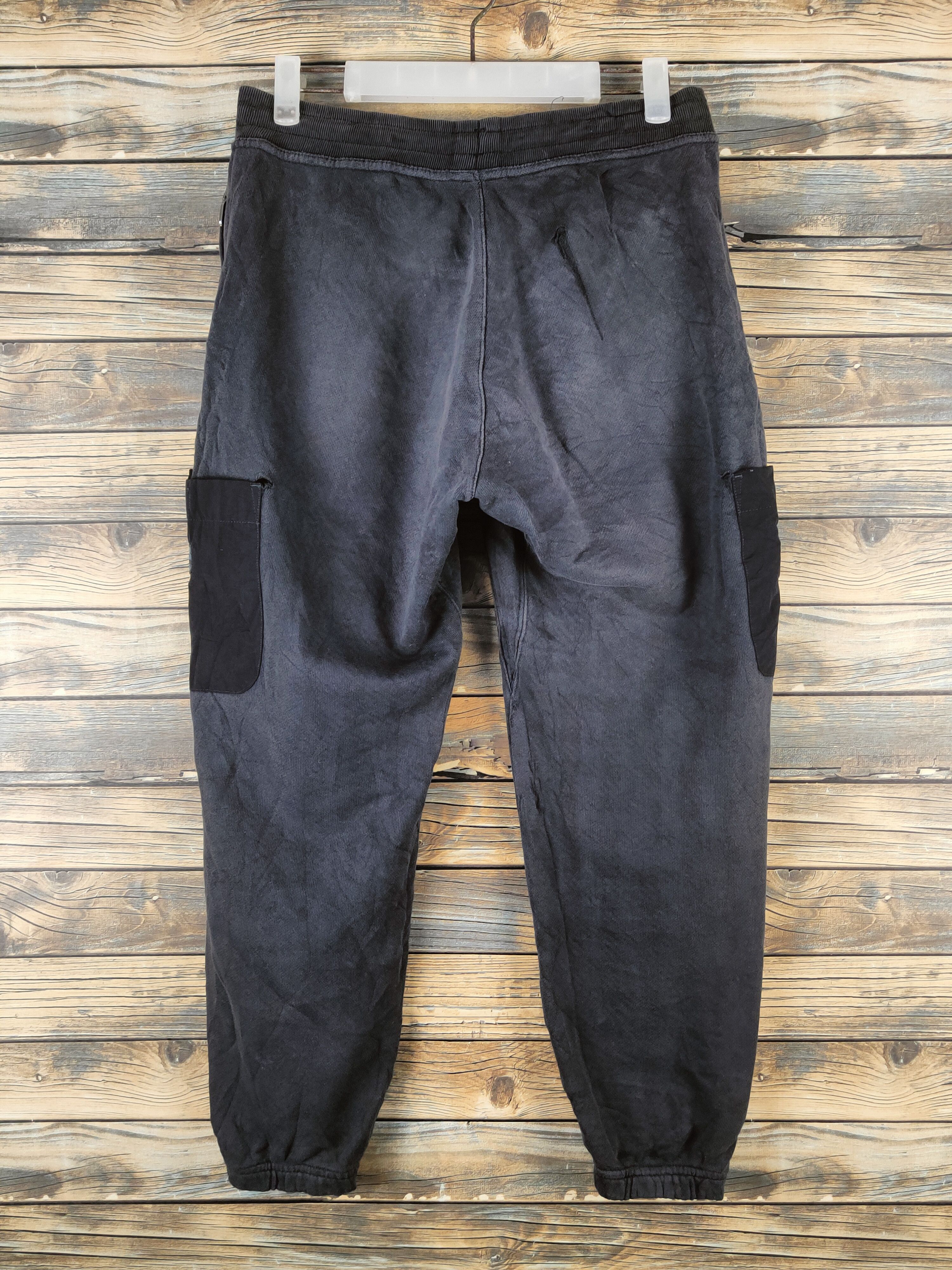 Adidas DISTRESSED Vintage Adidas Black Joggers Size US 27 - 8 Thumbnail
