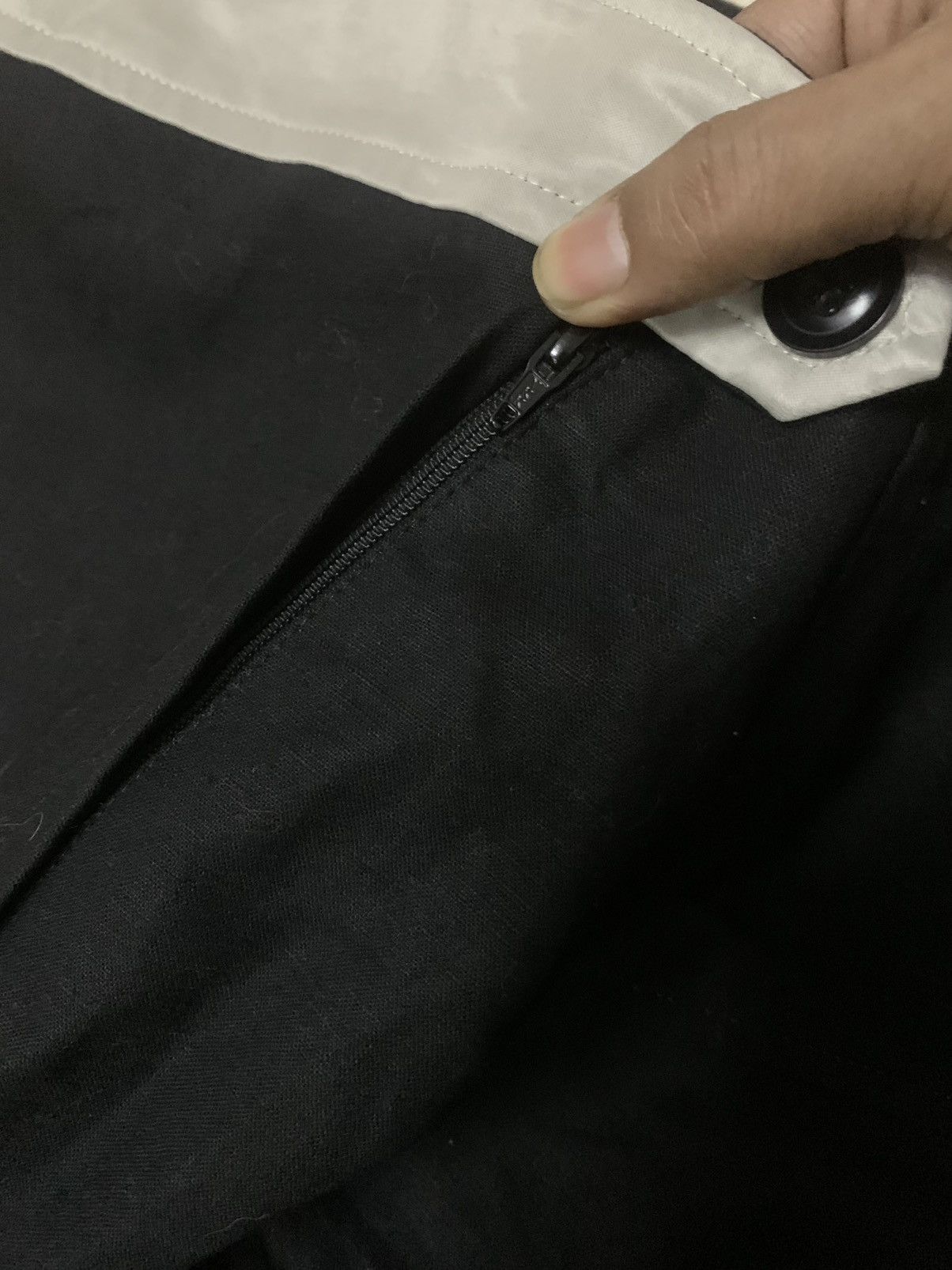 Yohji Yamamoto 💥Yohji Yamamoto Patchwork Midi Skirt Size 29" - 5 Thumbnail