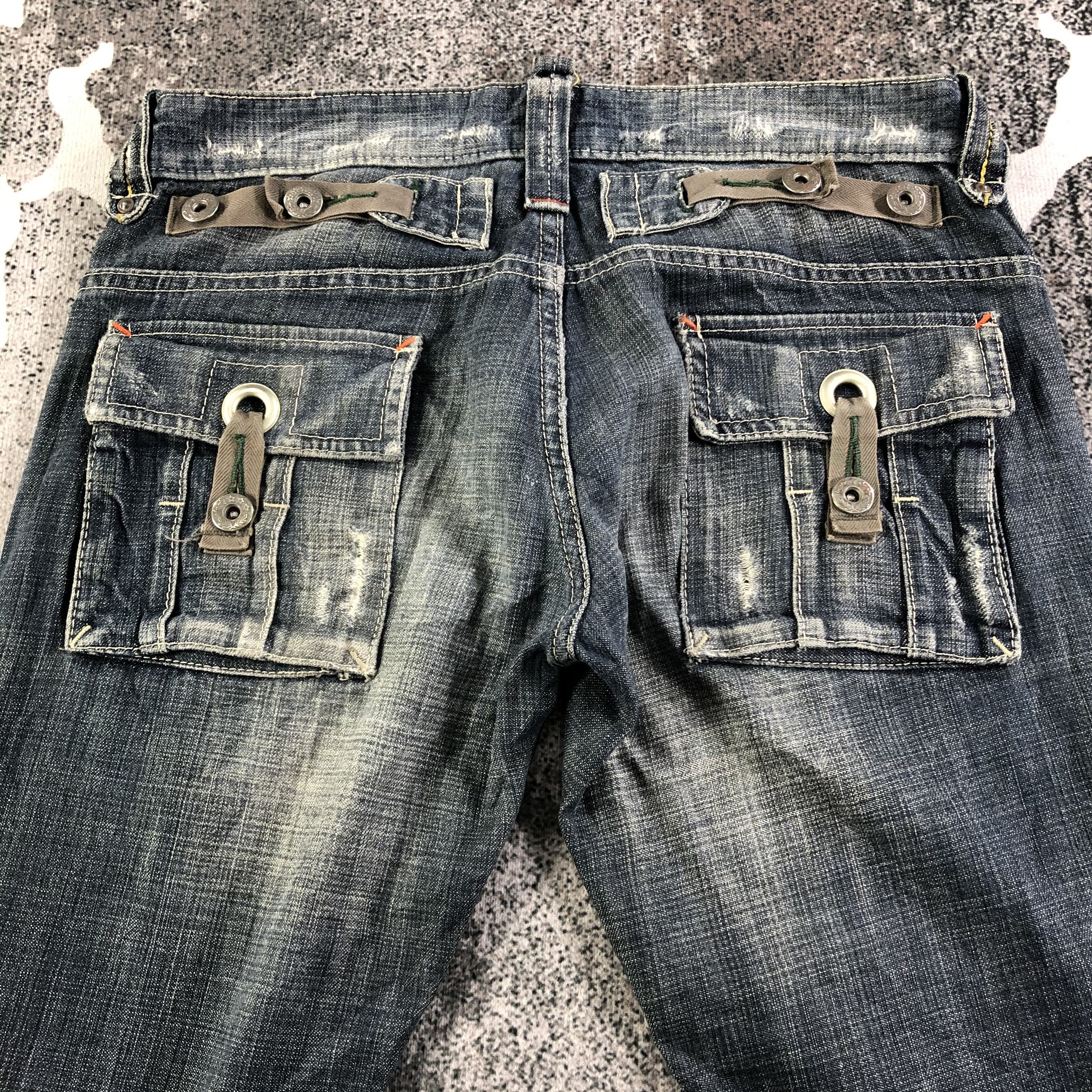 Japanese Brand Sweet Camel Faded Flared Jeans KJ2031 Size 30" / US 8 / IT 44 - 4 Thumbnail