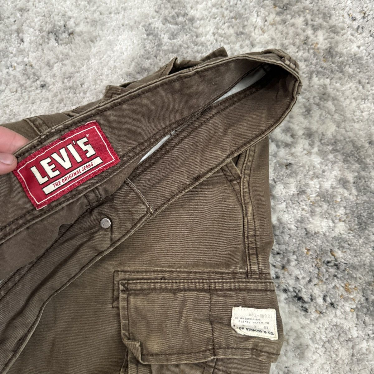 JNCO × Levi's × Vintage Vintage y2k Levi’s baggy wide leg cargo skater shorts Size US 32 / EU 48 - 3 Thumbnail