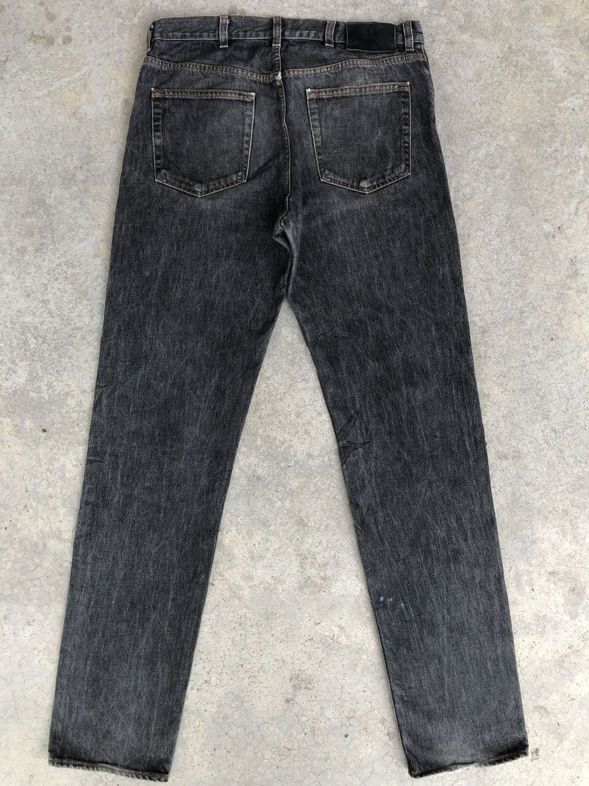 Calvin Klein Calvin Klein Distressed Jeans Slim Fit Size US 33 - 2 Thumbnail
