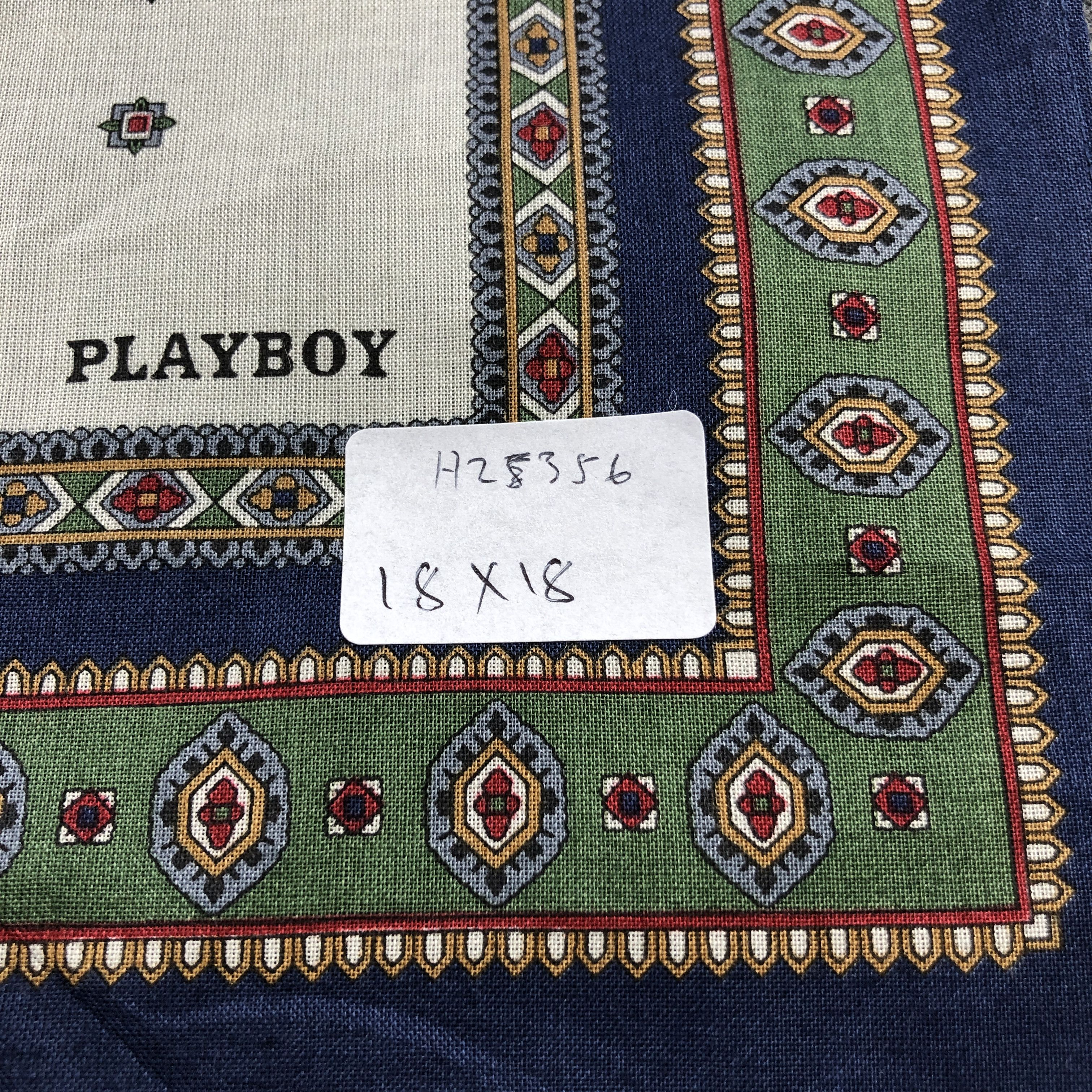 Playboy × Vintage Playboy Handkerchief Neckerchief Bandana H2356 Size ONE SIZE - 5 Thumbnail