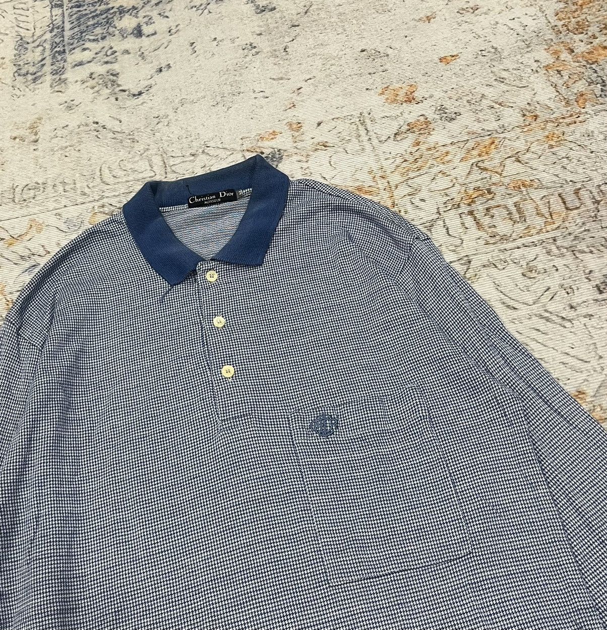 Christian Dior Monsieur Vintage Christian Dior Monsieur Polo Longsleeve Size US M / EU 48-50 / 2 - 2 Thumbnail