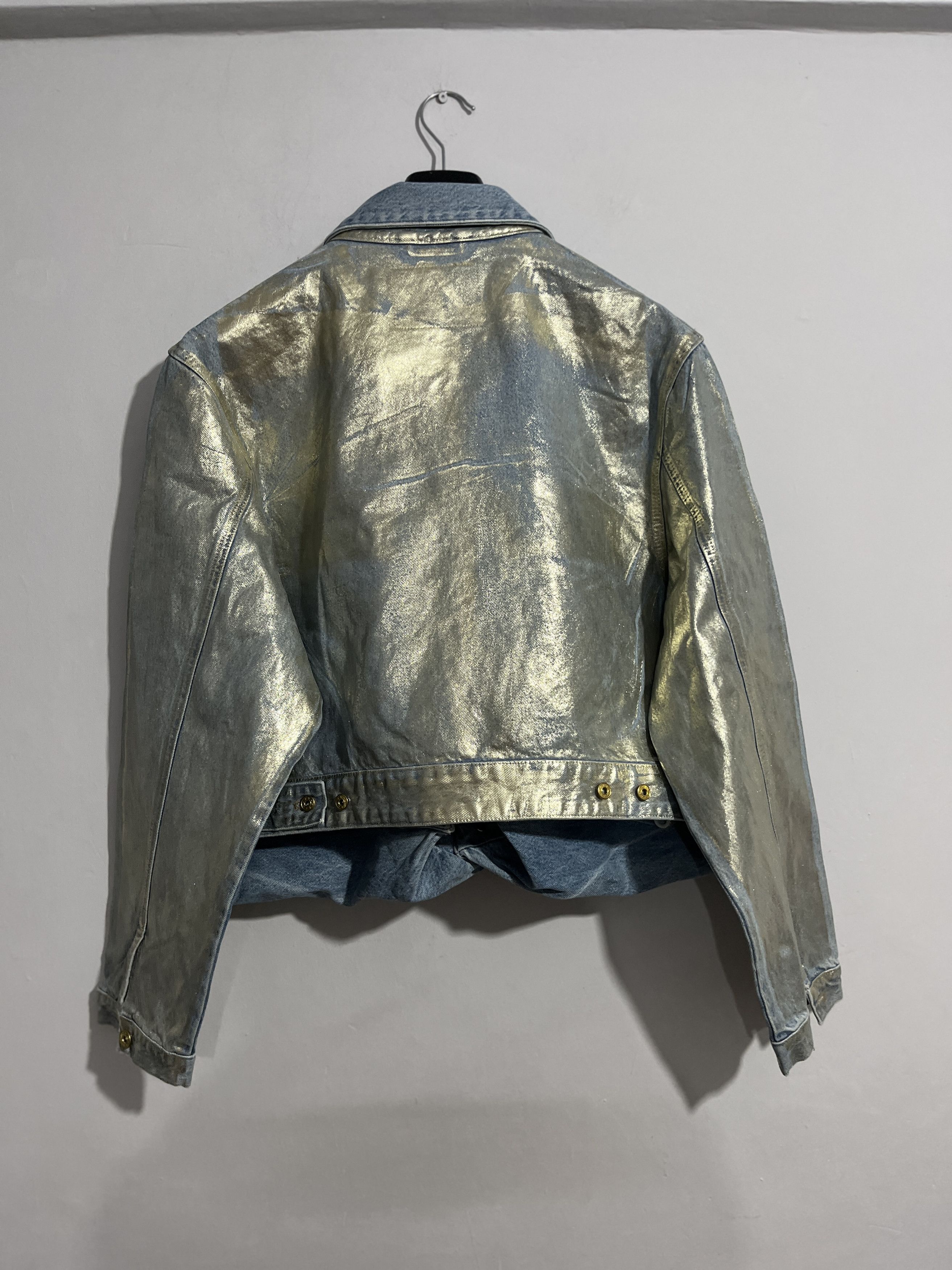 Y/Project Y/Project Metallic Foiled Denim Jacket Size M / US 6-8 / IT 42-44 - 8 Thumbnail