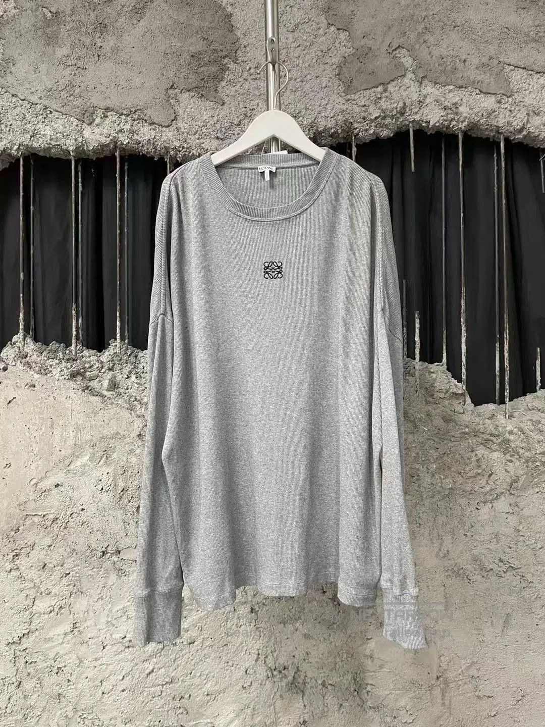 Loewe Waffle Knit Long Sleeve Top.