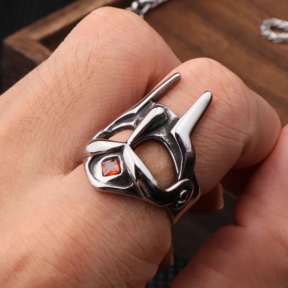 Other Size 11 Face Armor Mask Ring Size ONE SIZE - 3 Thumbnail