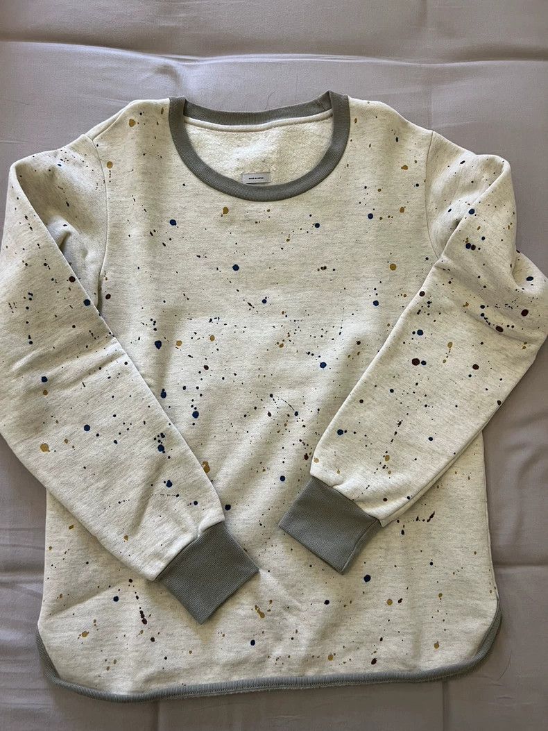Visvim VISVIM DRIPS VTG CREW LONG SLEEVE SWEATSHIRT- DMC Size US S / EU 44-46 / 1 - 1 Thumbnail