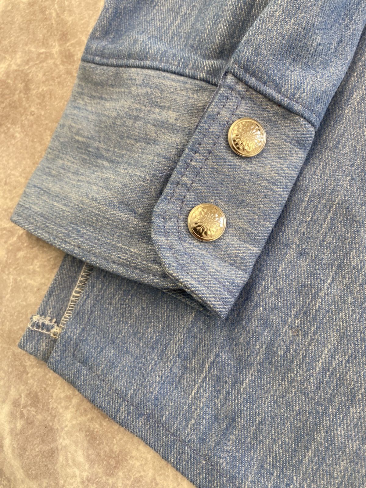 Other Big Yank Selvedge Denim Shirt with metal button Size US L / EU 52-54 / 3 - 6 Thumbnail