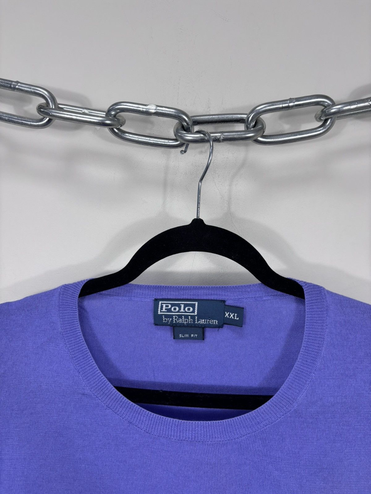 Polo Ralph Lauren Polo Ralph Lauren Men’s Slim Fit Purple Pima Cotton Sweater Size US XXL / EU 58 / 5 - 6 Thumbnail