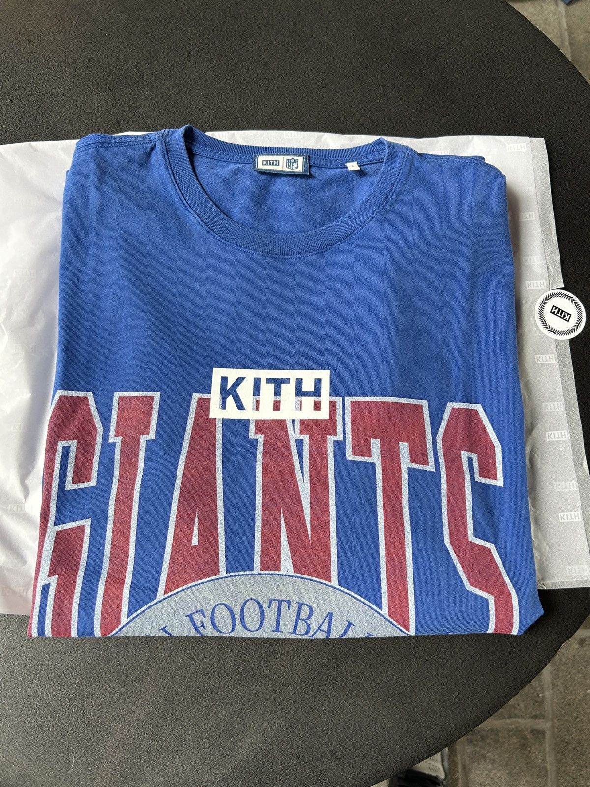 Kith x NFL Giants 1925 Vintage Tee White