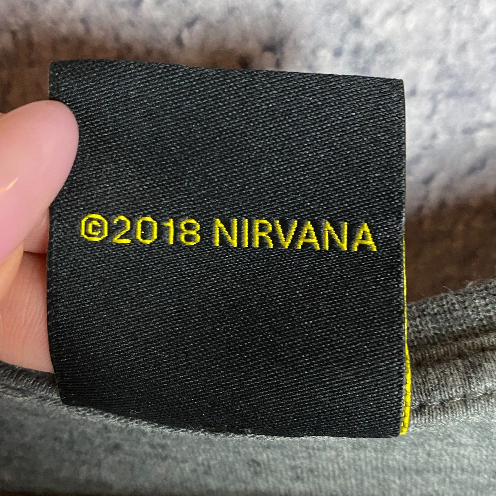 Nirvana Nirvana Tee Men's Size M Gray Short Sleeve ` Size US M / EU 48-50 / 2 - 6 Thumbnail