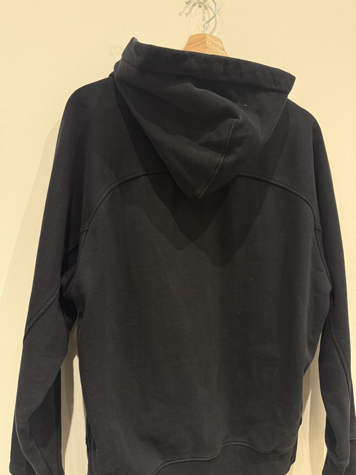 AMI Ami Paris Logo Detailed Zip-Up Hoodie Black Size US M / EU 48-50 / 2 - 6 Thumbnail