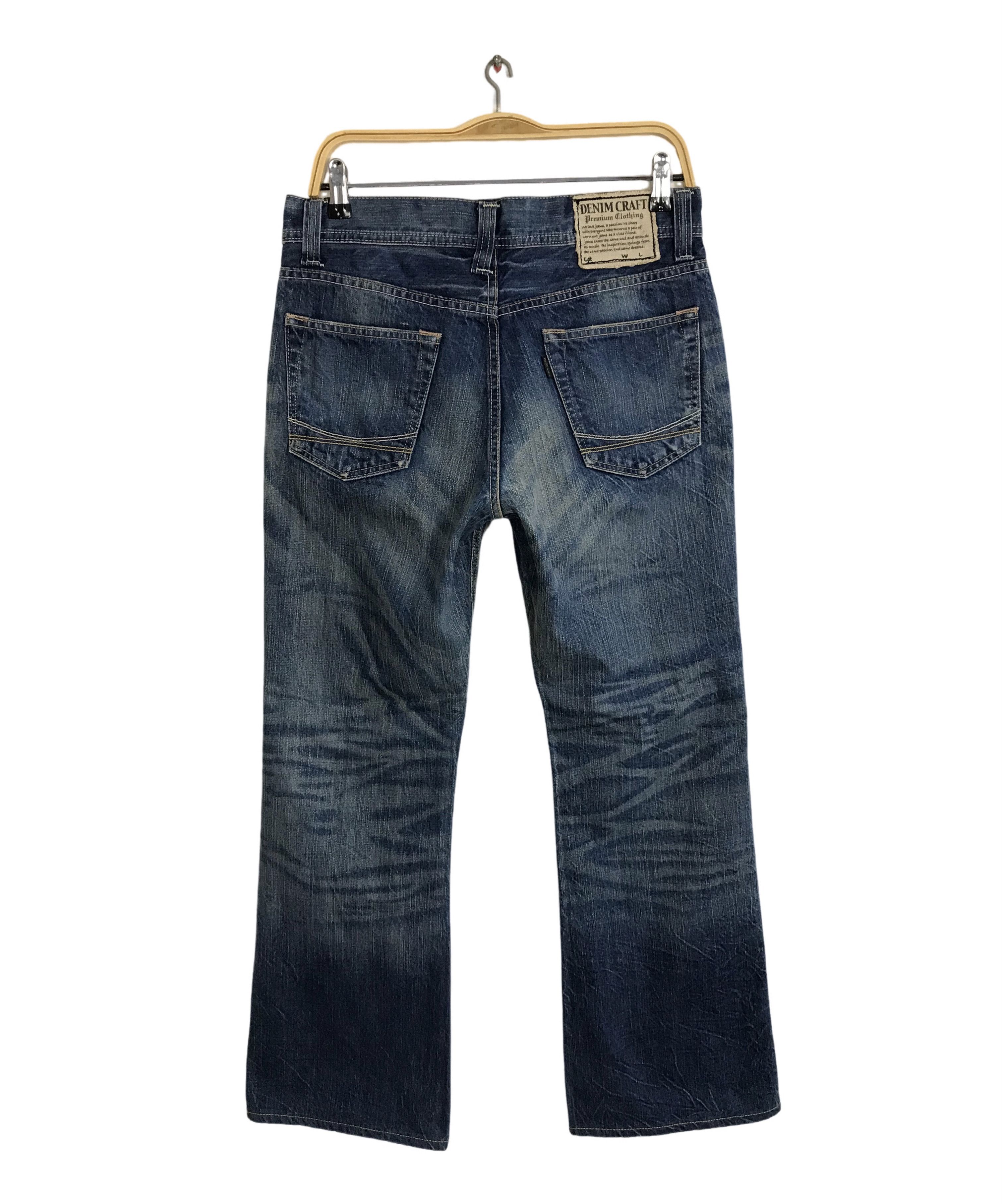 Japanese Brand × Vintage Vintage Denim Craft Premium Clothing Zipper Jeans Design Size US 31 - 2 Thumbnail