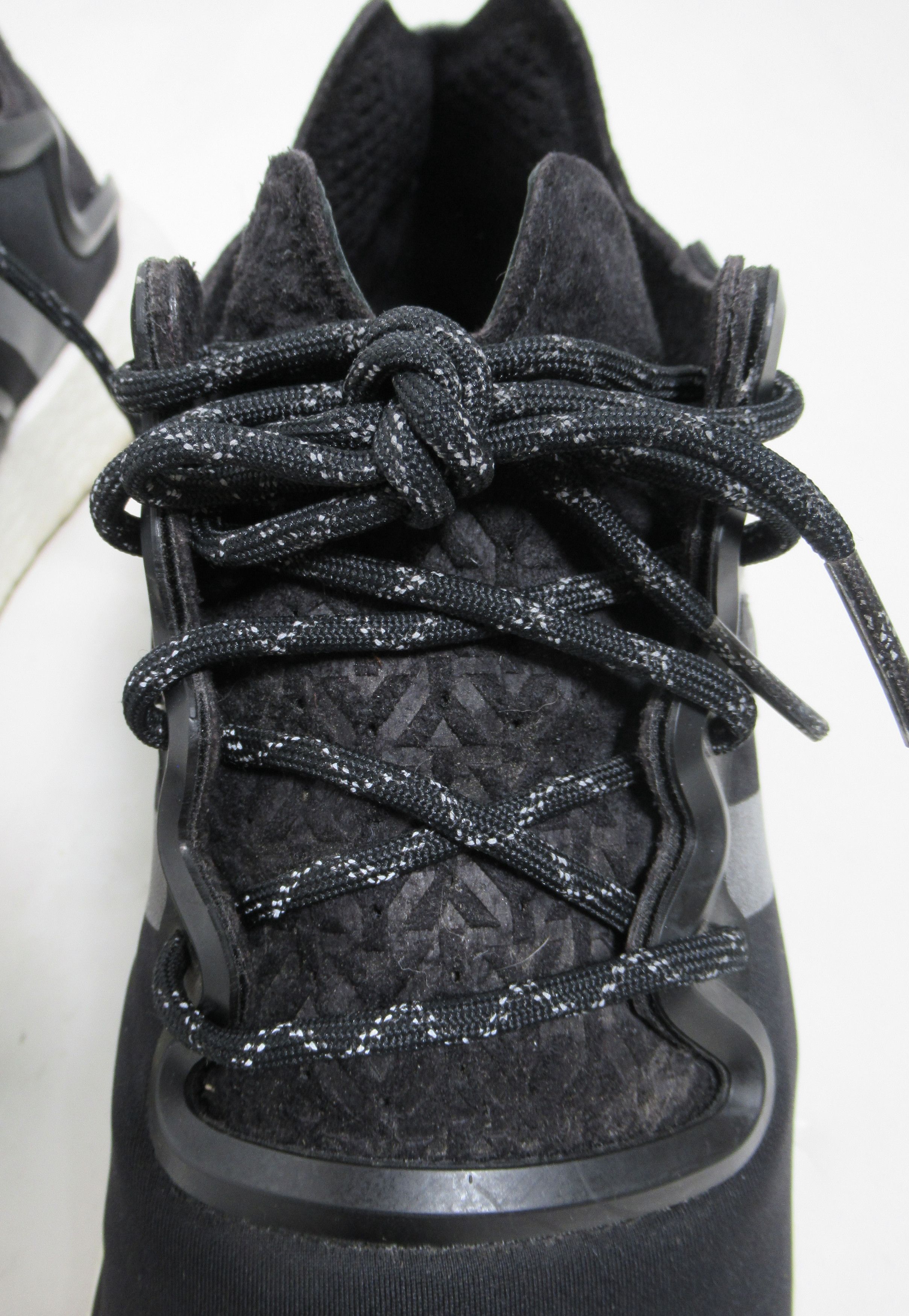 Y-3 Y-3 Yohji Men's Run Reflective Sneaker Black White BB4865 Size US 10.5 / EU 43-44 - 12 Thumbnail