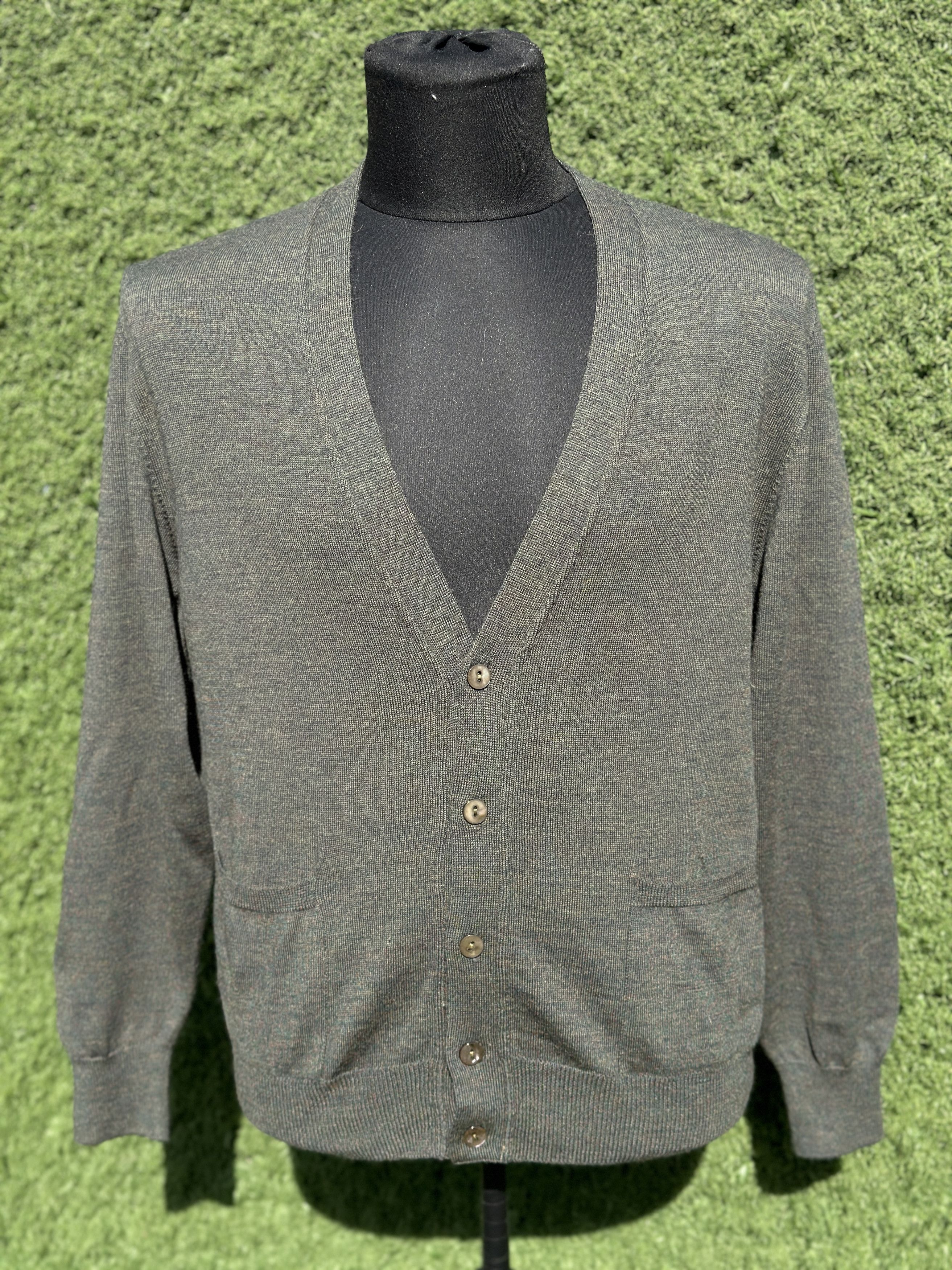 Prada Prada Milano Virgin Wool Cardigan Green Knit IT 40 Women Size S / US 4 / IT 40 - 1 Thumbnail