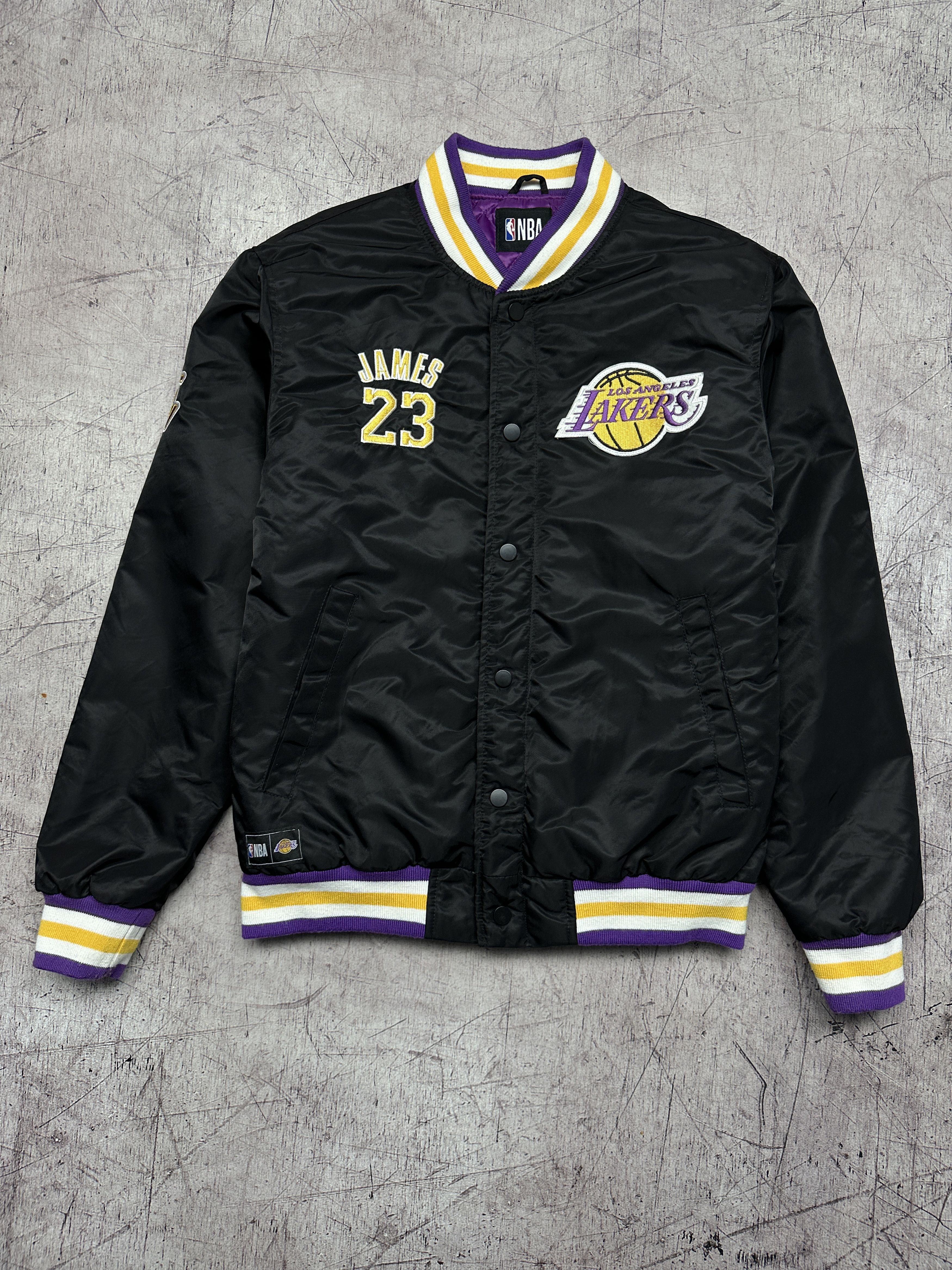 NBA LA Lakers NBA Mens Bomber Jacket Size US S / EU 44-46 / 1 - 3 Thumbnail