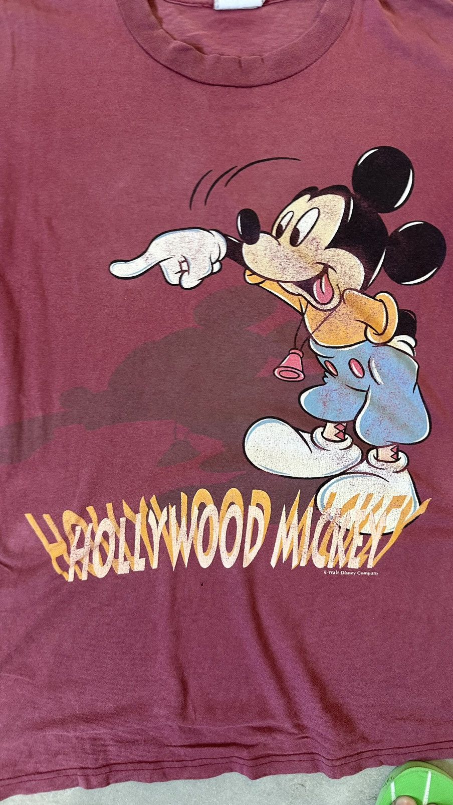 Mickey Mouse VINTAGE GEMS HOLLEYWOOD MICKEY MOUSE WELL FADED TEE Size US L / EU 52-54 / 3 - 2 Thumbnail