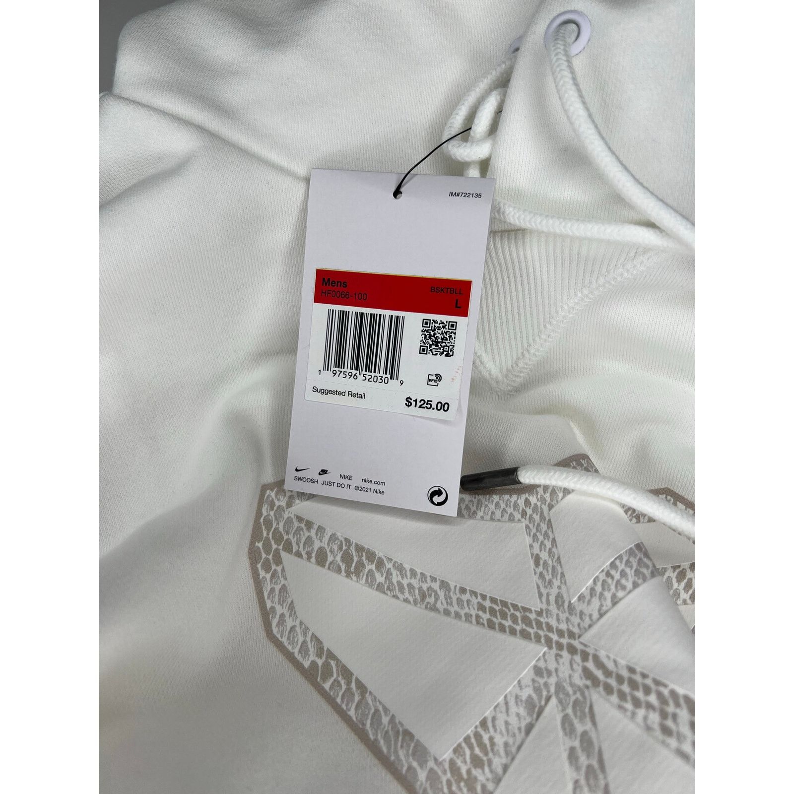 Nike Nike Kobe Bryant Men’s large Mamba Hoodie Halo White Size US L / EU 52-54 / 3 - 6 Thumbnail