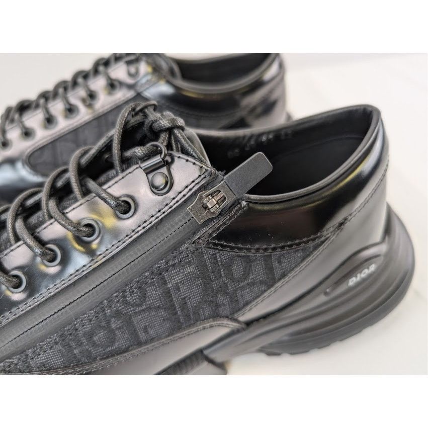 Dior o1rshd1 Combat Derby Low Top Sneaker in Black Size US 9 / EU 42 - 12 Thumbnail
