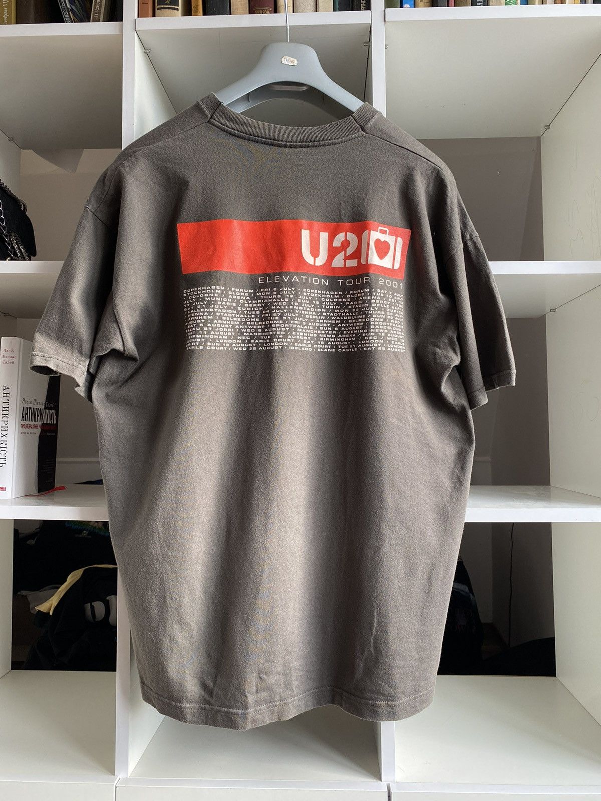 Band Tees × Vintage Vintage 2001 U2 Elevation Tour Tee Size US XL / EU 56 / 4 - 5 Thumbnail