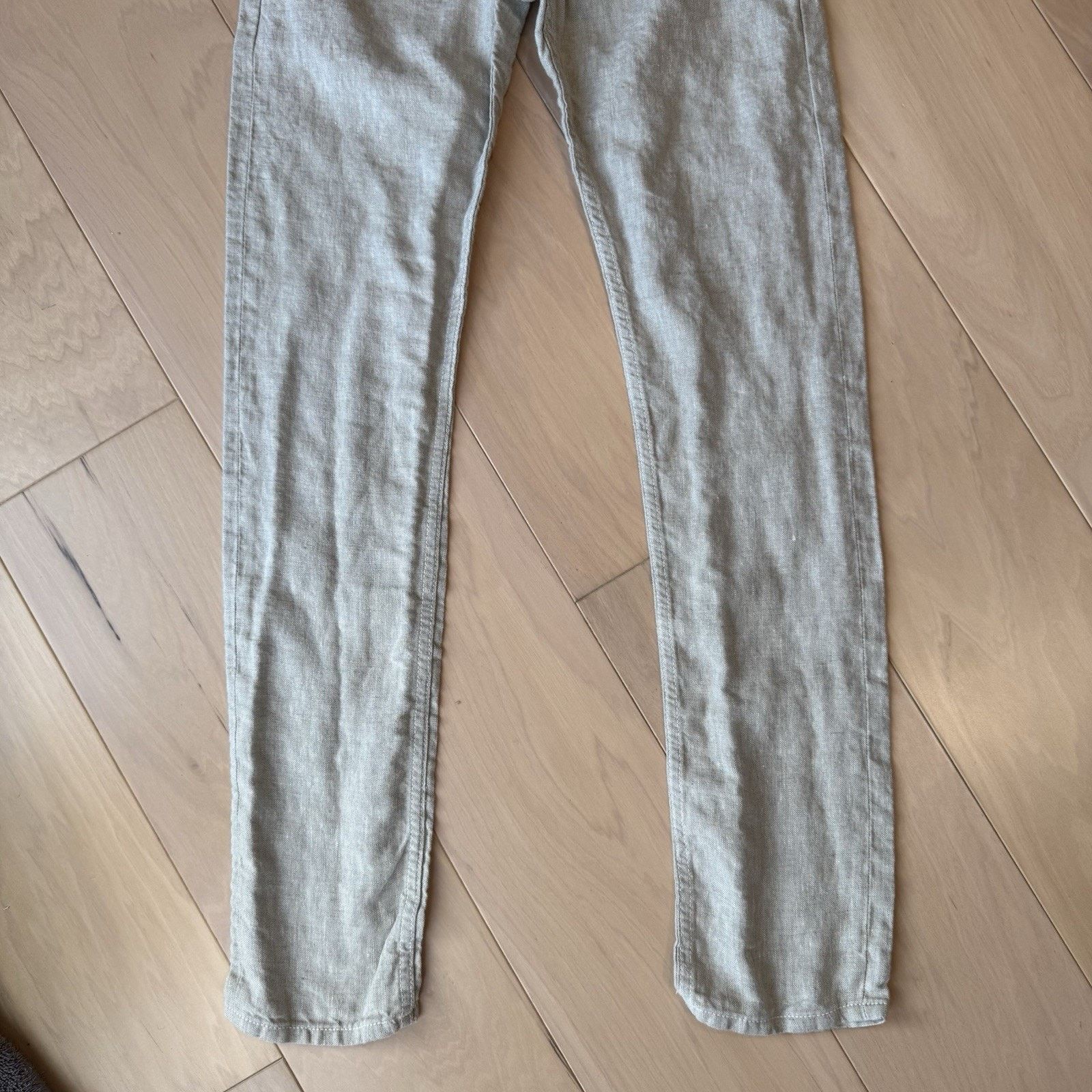 Gustin Gustin Rustic Slub Linen Pants 28 Light Beige Lightweight Size US 28 / EU 44 - 4 Thumbnail