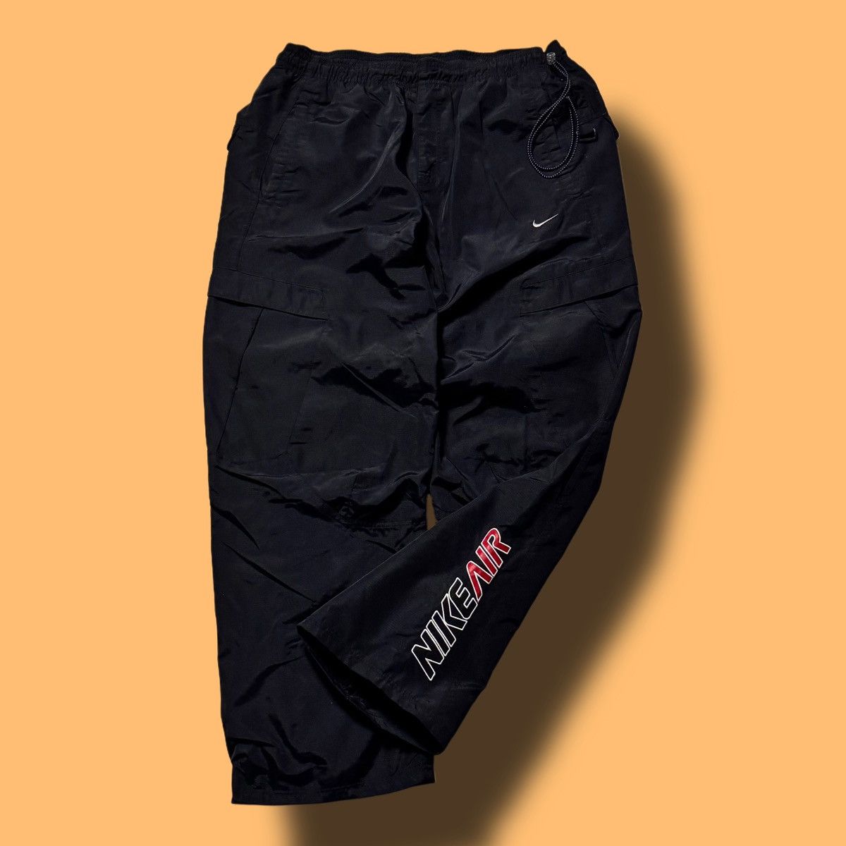 00s Nike Vintage Nylon Airmax Baggy Drill Pants Cargo Y2K