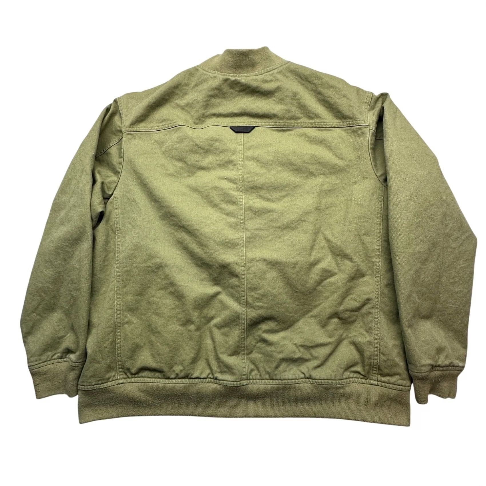 Vintage Duluth 40 Grit Insulated Bomber Jacket Mens XL Green Quilted Lined Twill Jacket Size US XL / EU 56 / 4 - 2 Thumbnail