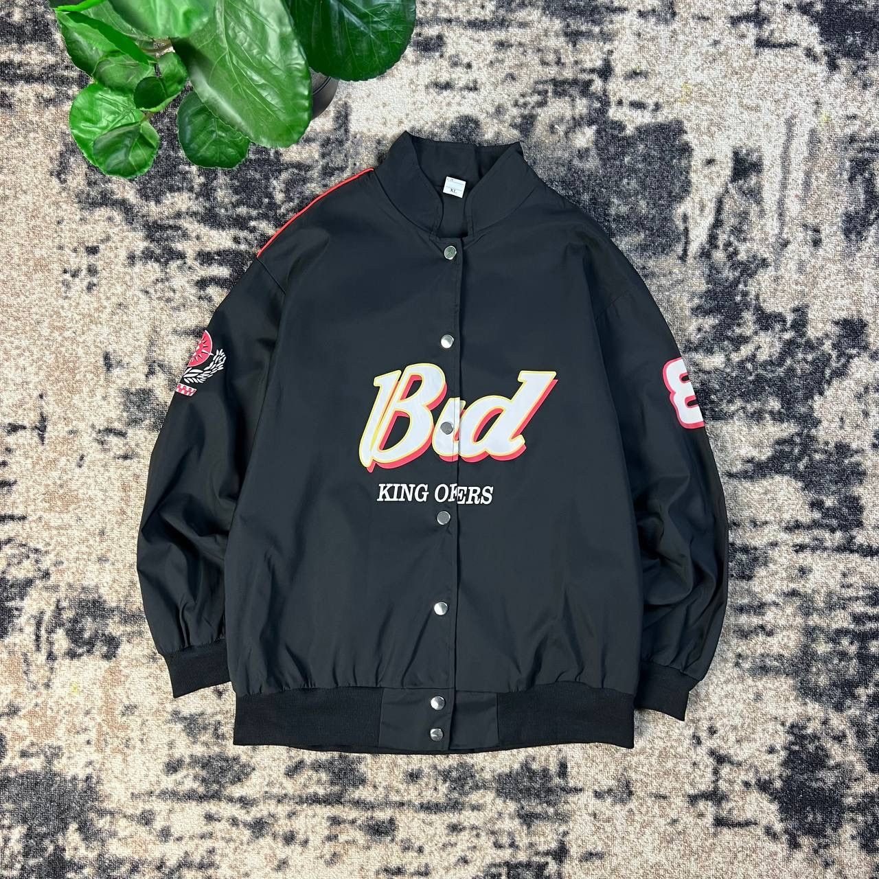 Budweiser Budweiser Beer Vintage Y2K Big Logo Button Up Jacket Size US XL / EU 56 / 4 - 1 Thumbnail