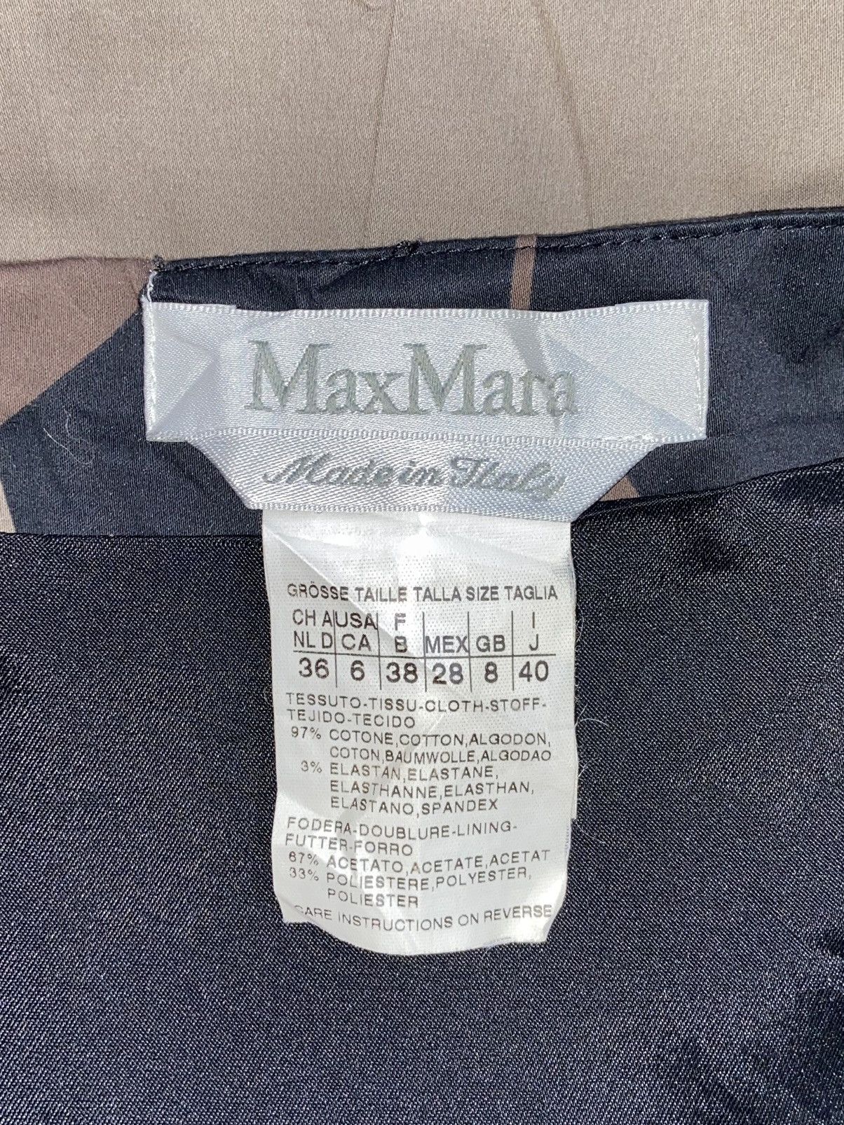 Max Mara MAX MARA Patterned Dress Size XXS / US 00 / IT 34 - 6 Thumbnail
