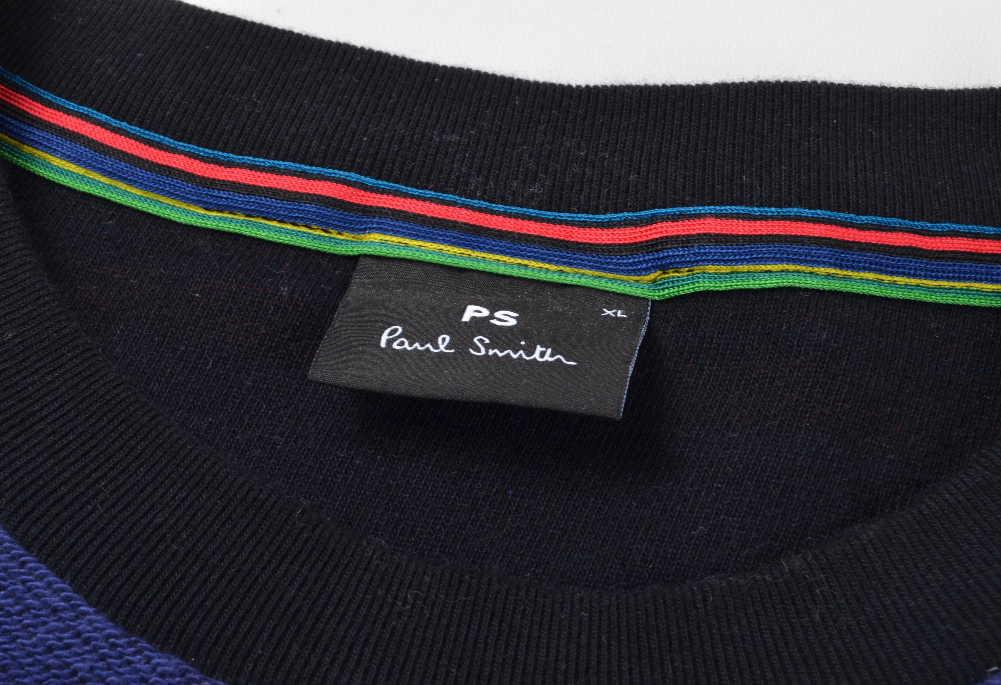 Paul Smith Paul Smith Striped Crew Neck Long Sleeve Sweatshirt Size US XL / EU 56 / 4 - 4 Thumbnail