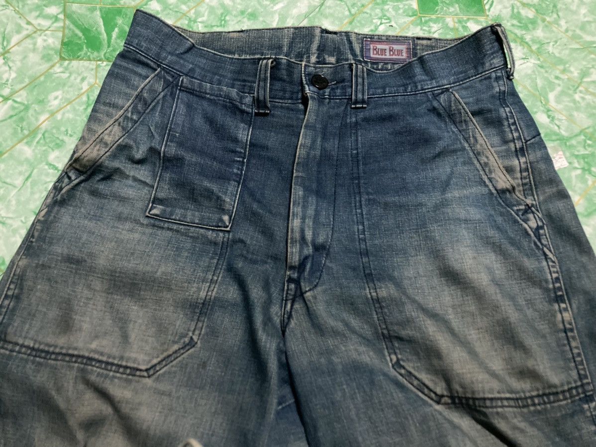 Blue Blue Japan × Japanese Brand × Vintage Vintage Blue Blue Pattern Usn 70s Size US 32 / EU 48 - 4 Thumbnail