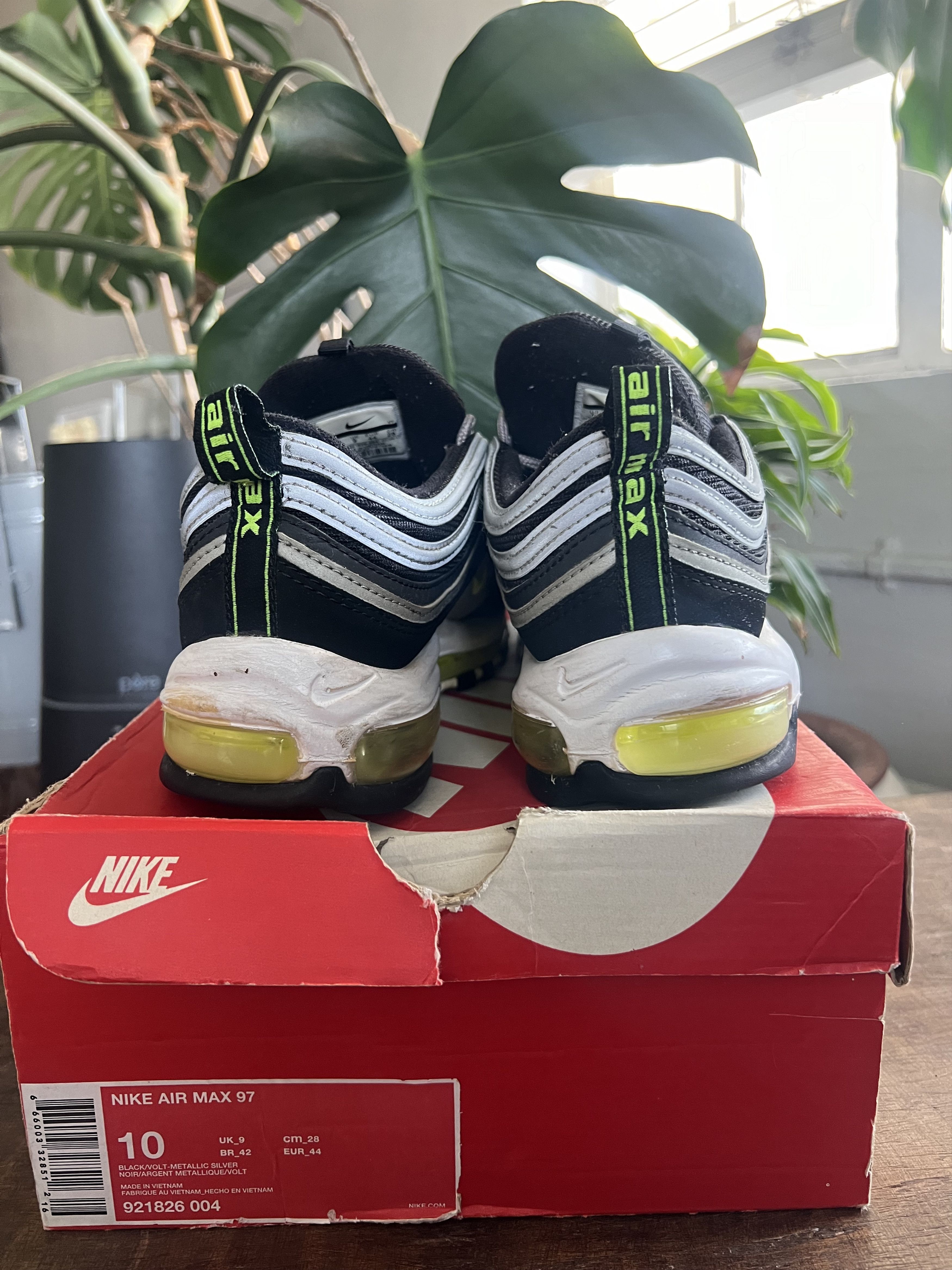 Nike Air Max 97 OG QS 'Neon' Size US 10 / EU 43 - 4 Thumbnail