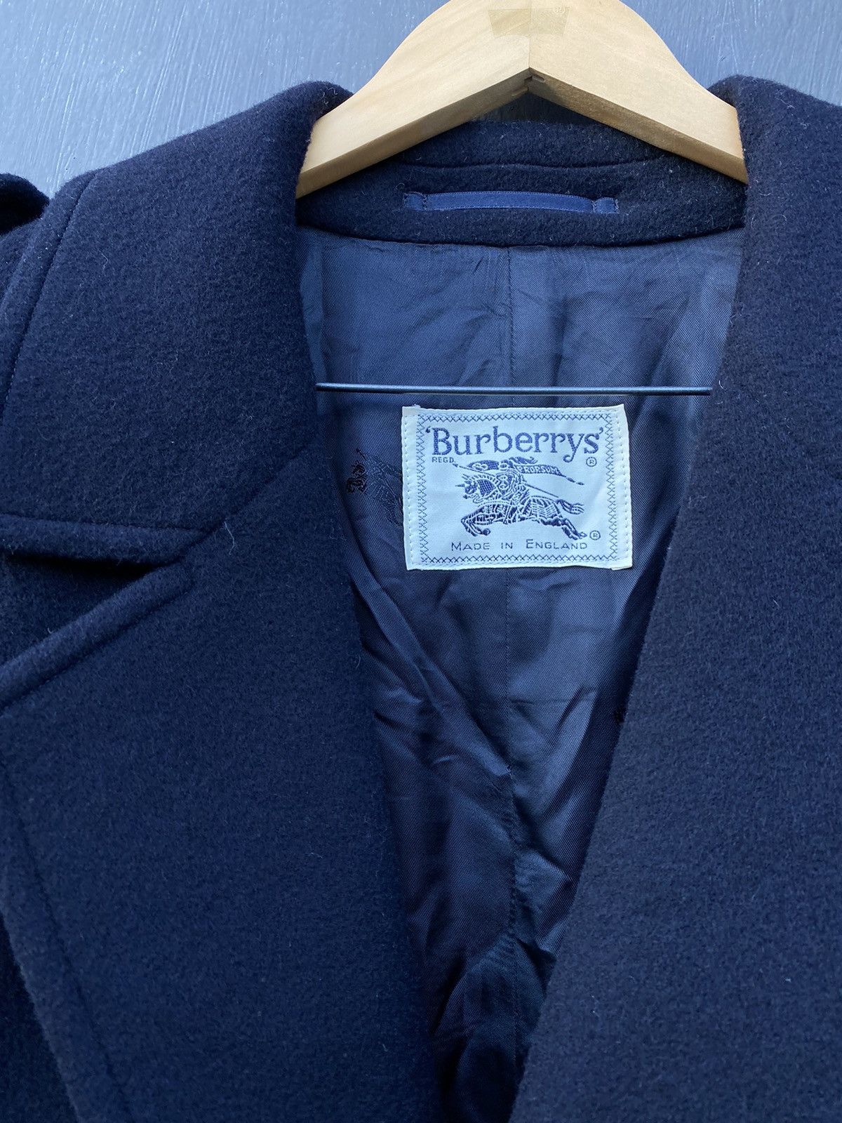 Burberry Burberrys Vintage Wool Double Breasted coat jacket size 12 Size M / US 6-8 / IT 42-44 - 3 Thumbnail