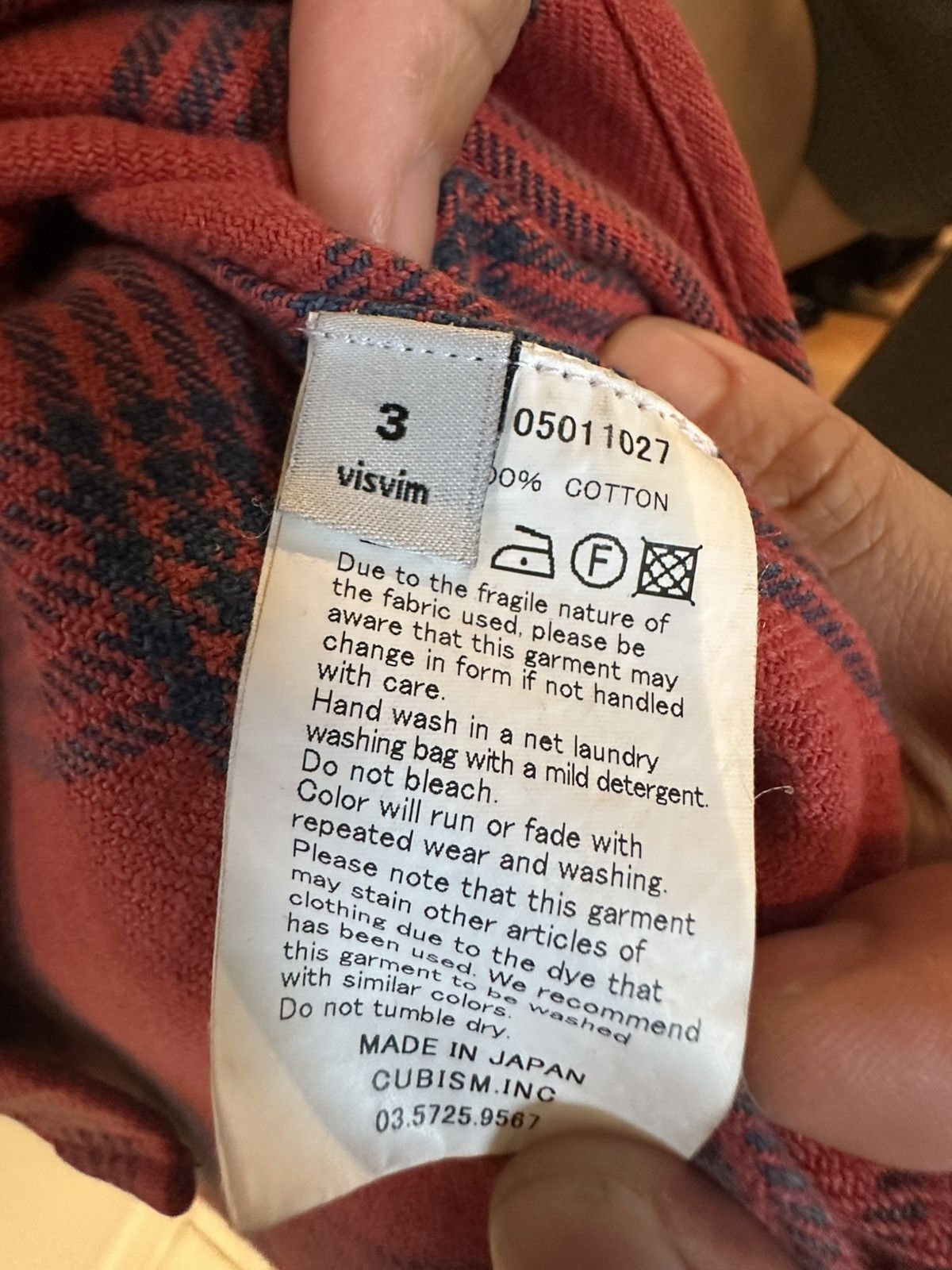 Visvim Visvim 15Ss Black Elk Flannel Check Long Sleeve Shirt Red Size US L / EU 52-54 / 3 - 8 Thumbnail