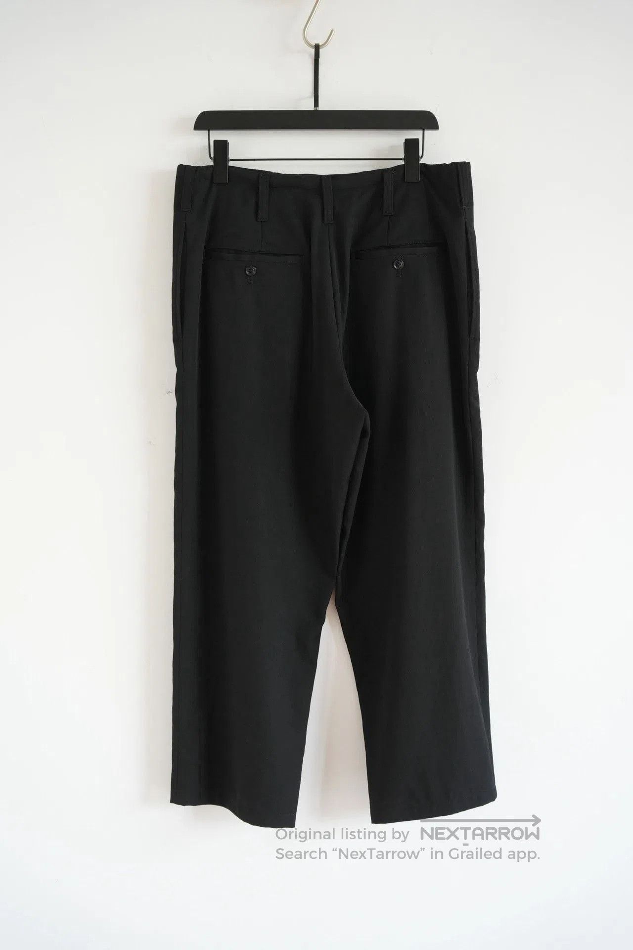 Yohji Yamamoto Yohji Yamamoto 17AW Classic Drawstring Wool Pants. Size US 26 / EU 42 - 2 Thumbnail