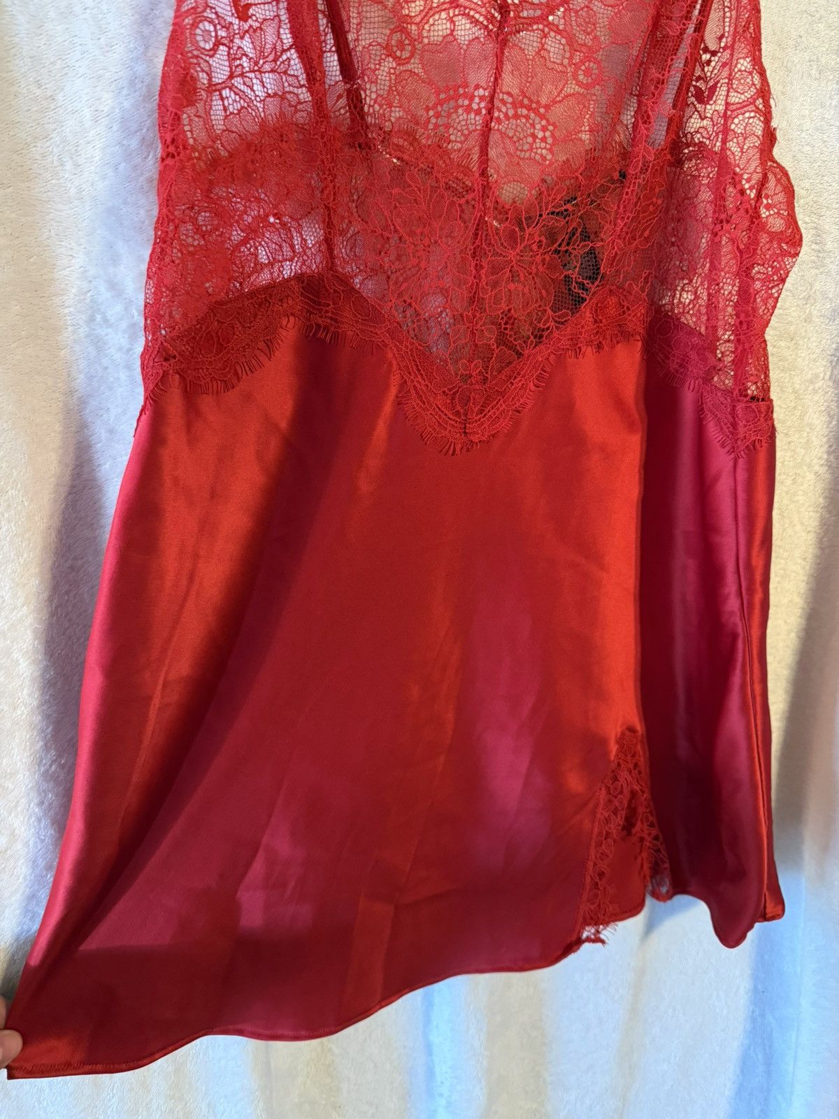 Victoria's Secret Victoria’s Secret size medium red lace nighty chemise Size M / US 6-8 / IT 42-44 - 5 Thumbnail