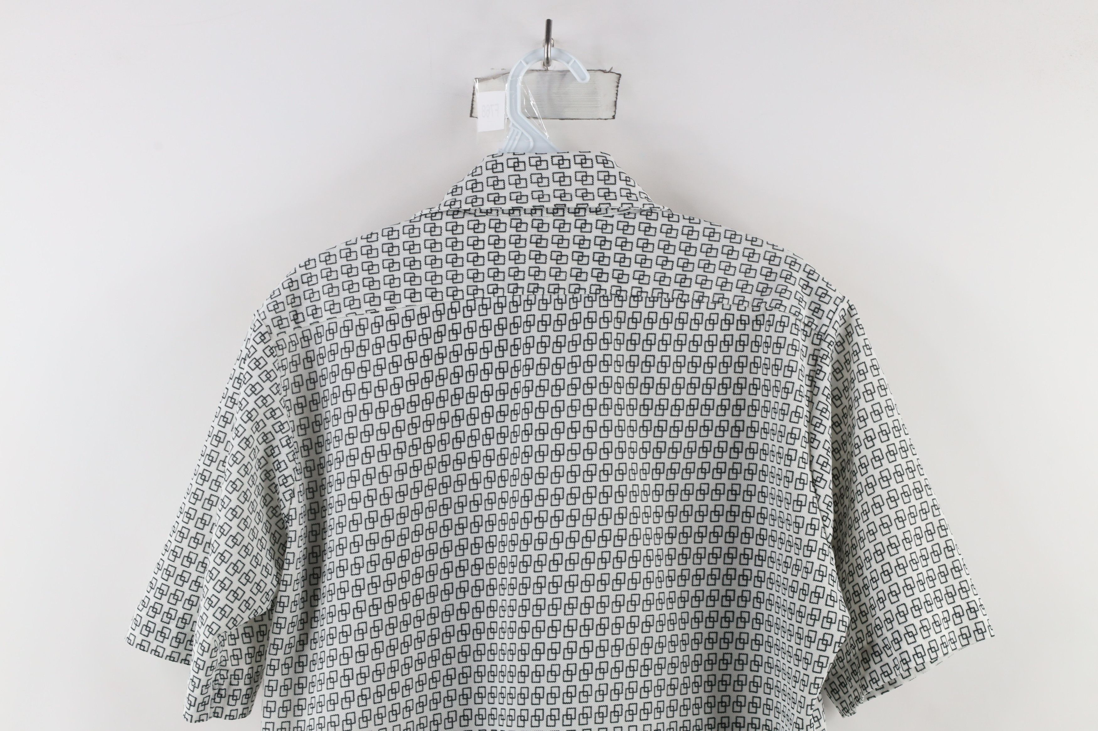 Vintage Vintage 60s 70s Streetwear Knit Short Sleeve Button Shirt Size US L / EU 52-54 / 3 - 8 Thumbnail