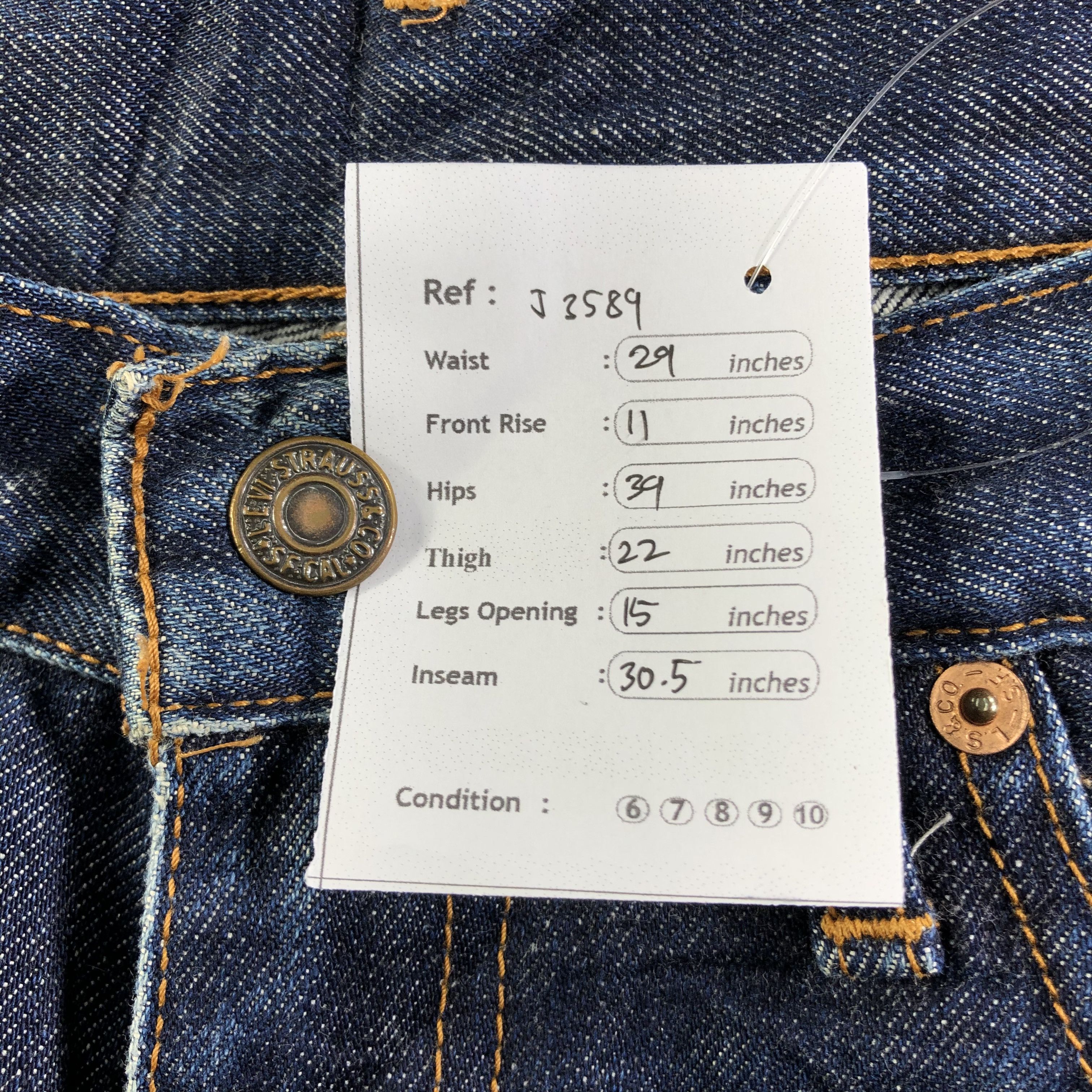 Levi's Vintage 90s Levis 508 Jeans-J3589 Size 29" - 13 Thumbnail