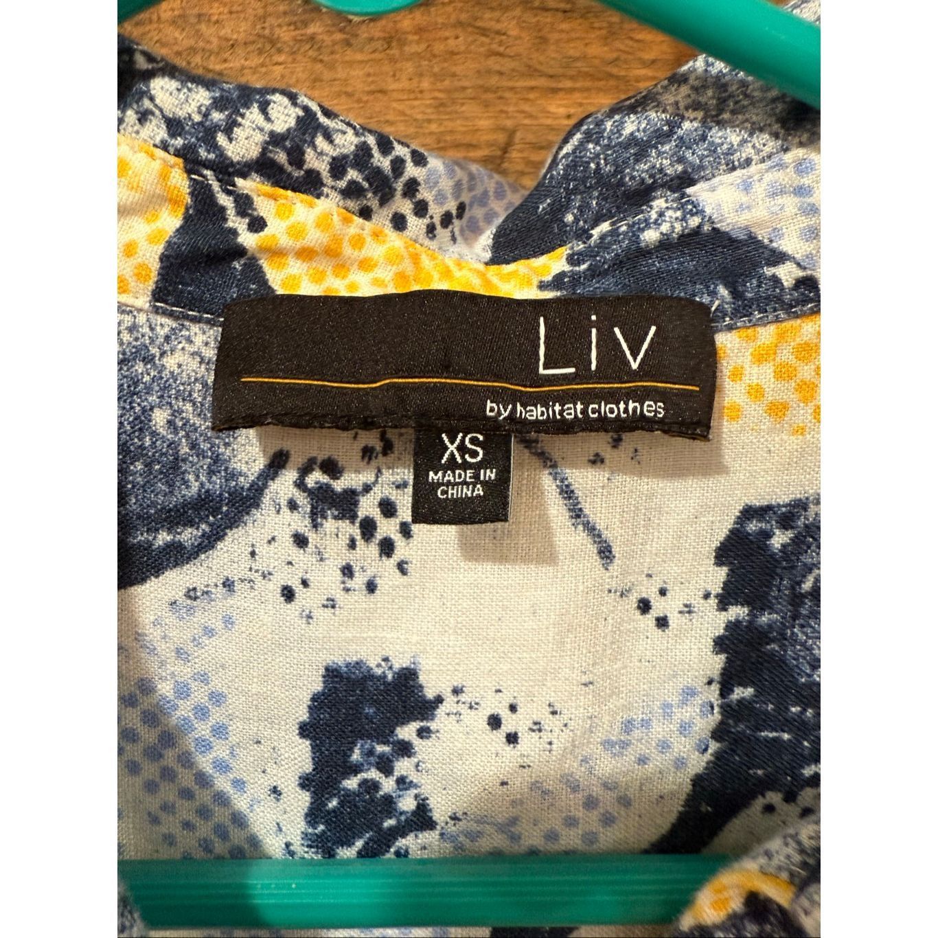 LIV Outdoor LIV by Habitat linen floral button front dress belt relaxed Size XS / US 0-2 / IT 36-38 - 2 Thumbnail