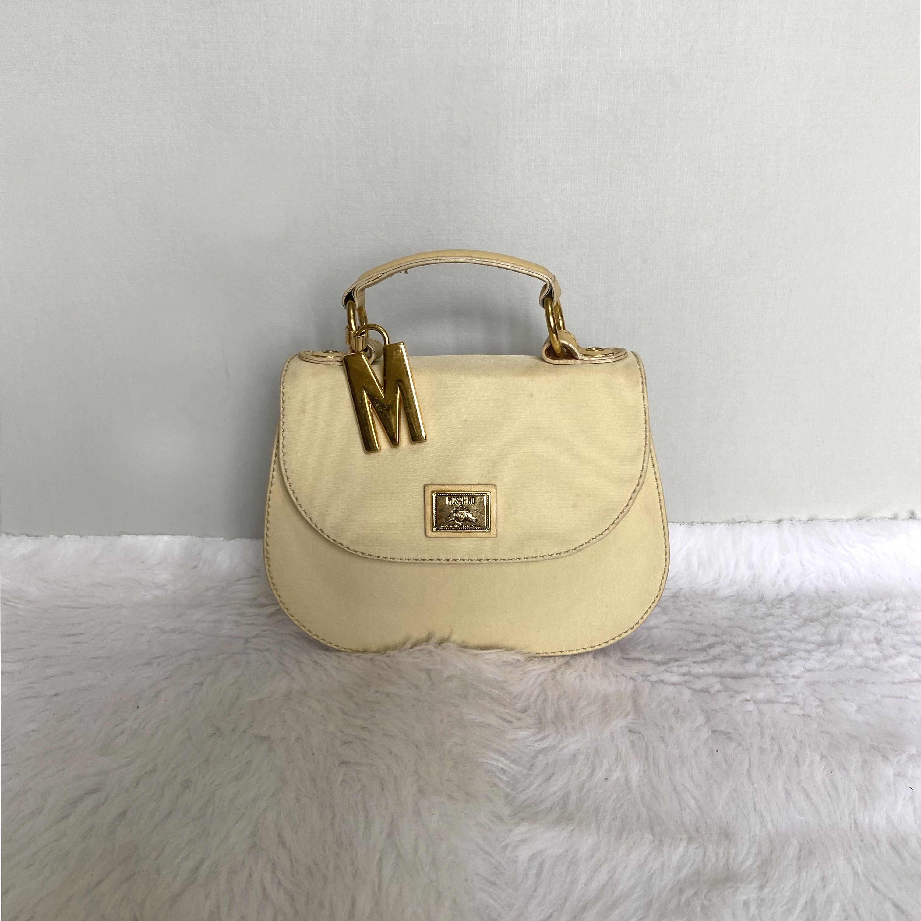 Moschino × Vintage MOSCHINO REDWALL Vintage Nylon & Leather Small Satchel Bag Size ONE SIZE - 2 Thumbnail