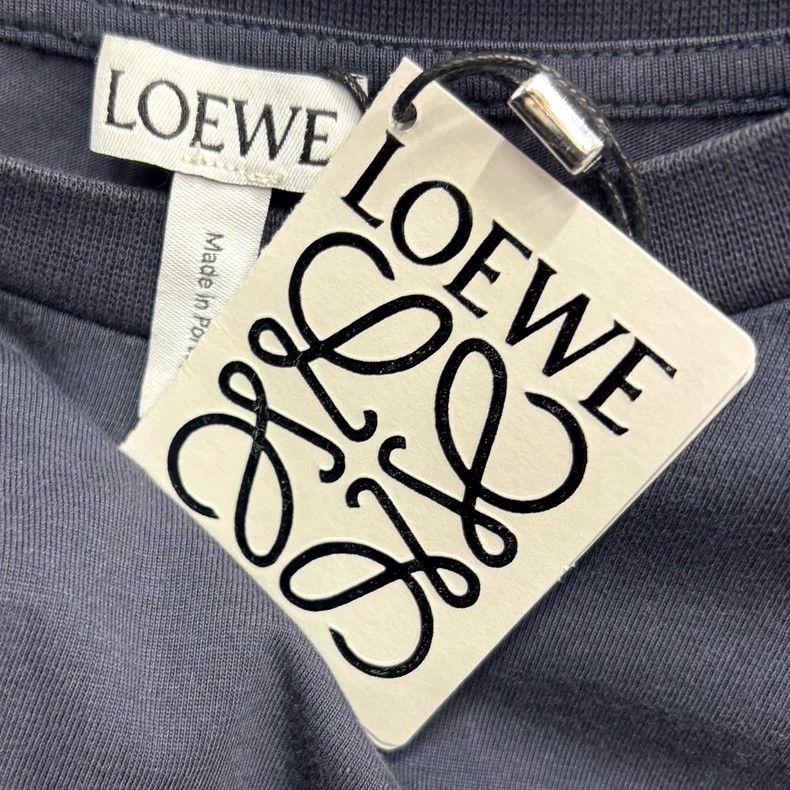 Loewe LOEWE Classic blue and black embroidered logo basic short Size L / US 10 / IT 46 - 4 Thumbnail