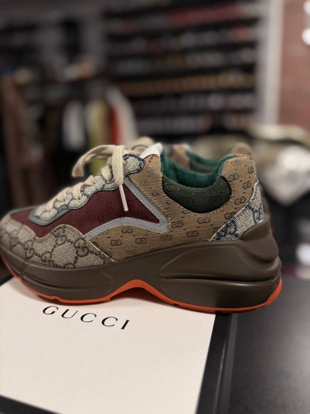 Gucci Gucci Rhyton Women’s Sneakers Size 36/6US 🧼 Size US 6 / IT 36 - 6 Thumbnail
