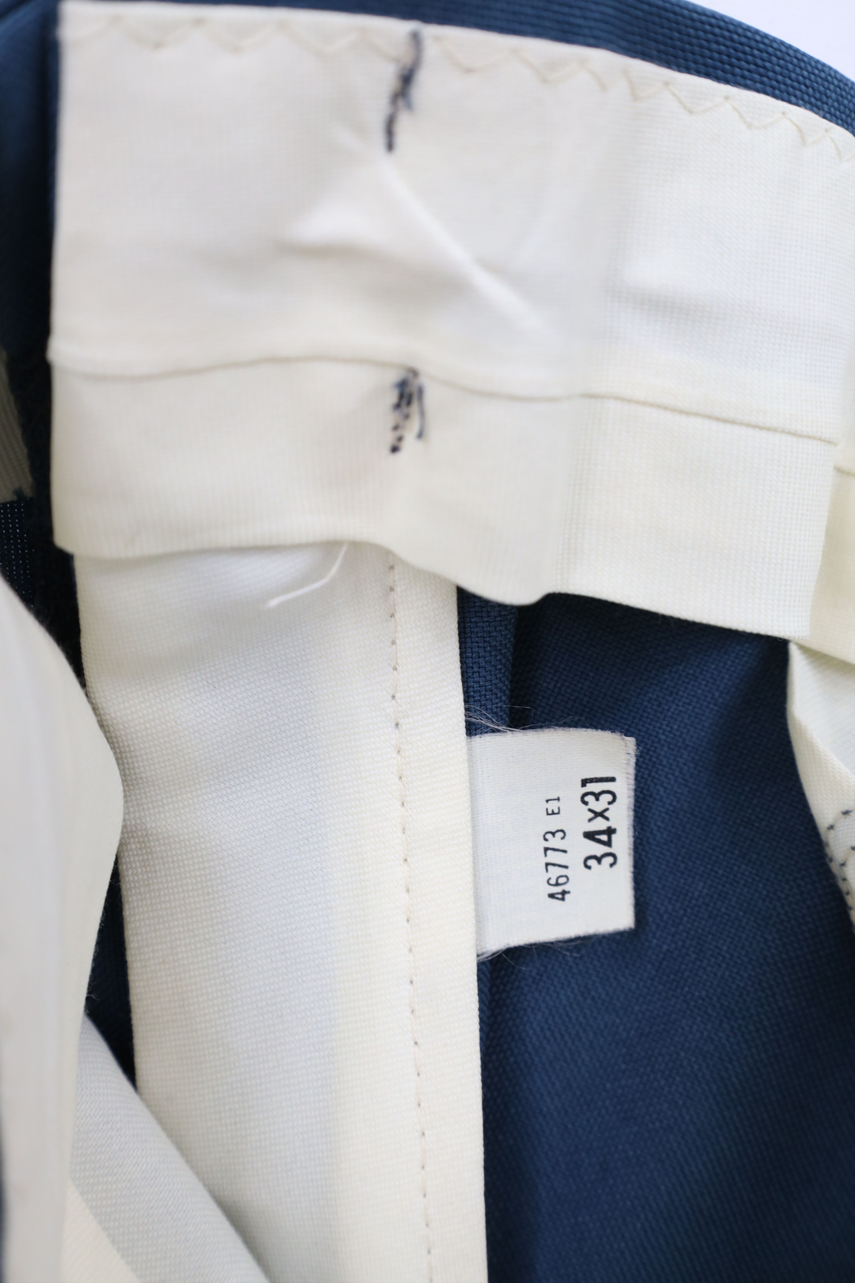 Vintage Vintage 70s Streetwear Flared Wide Leg Chino Pants Blue USA Size US 34 / EU 50 - 8 Thumbnail