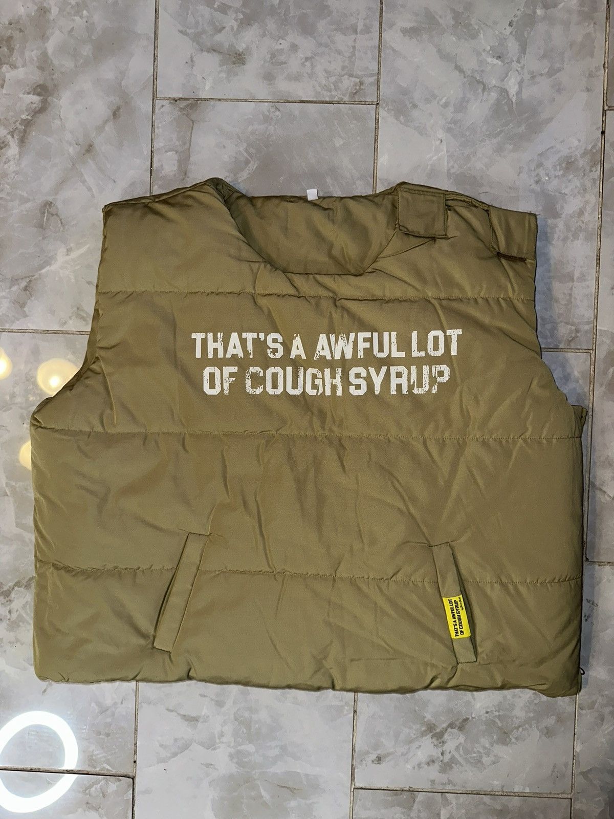 Awful Lot of Cough Syrup Awful Lot Of Cough Syrup Vest Size US XL / EU 56 / 4 - 1 Thumbnail
