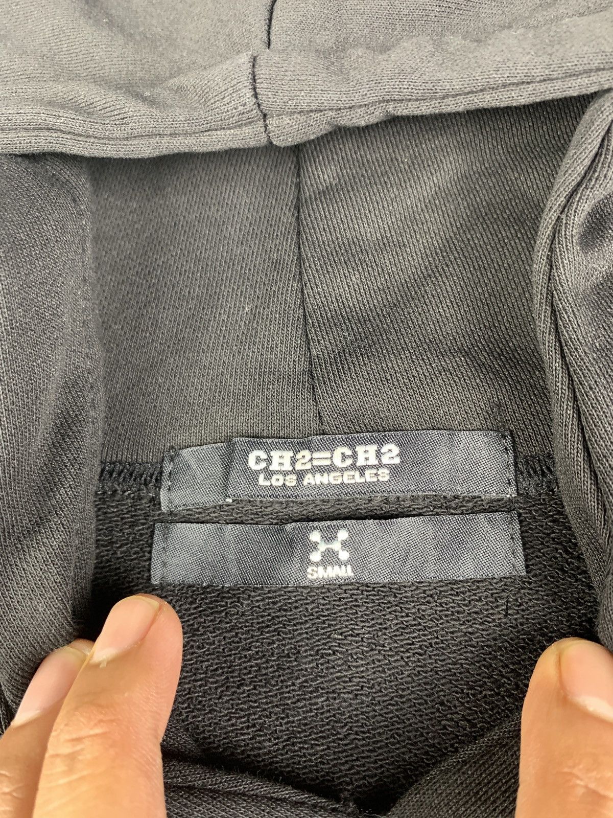 C2H4 C2H4 Black Cyberpunk 2 Over-Zip Code Logo Graphic Hoodie Size US S / EU 44-46 / 1 - 10 Thumbnail